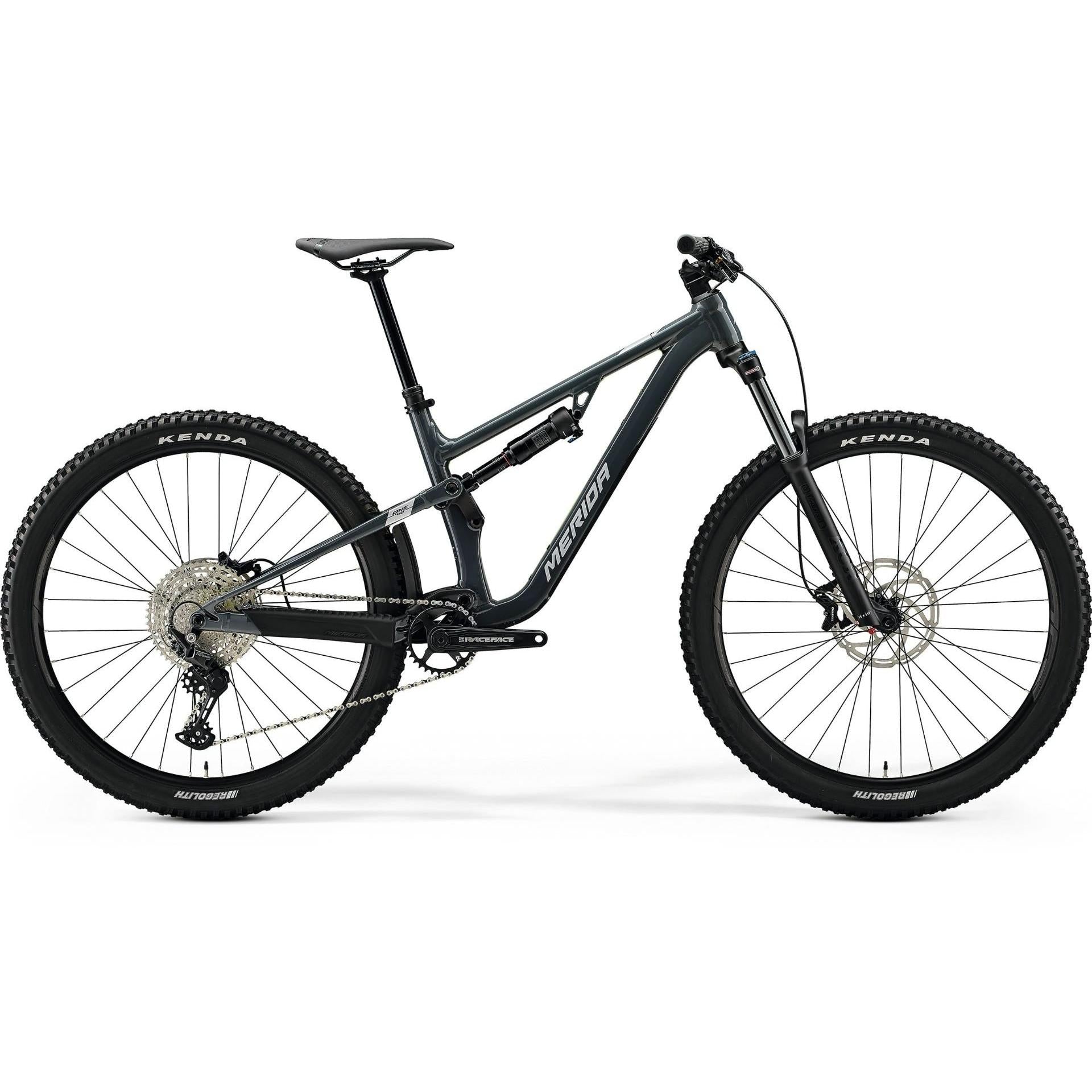Merida One-Forty 400 Dual Suspension Mountain Bike Cool Grey/Silver