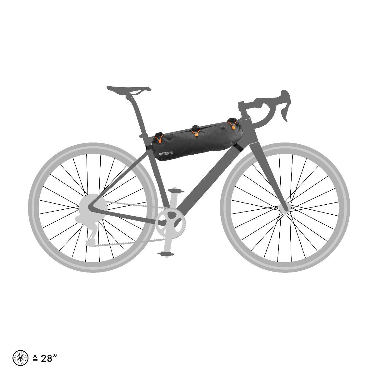 Ortlieb Frame Pack RC Top Tube Bag 4L
