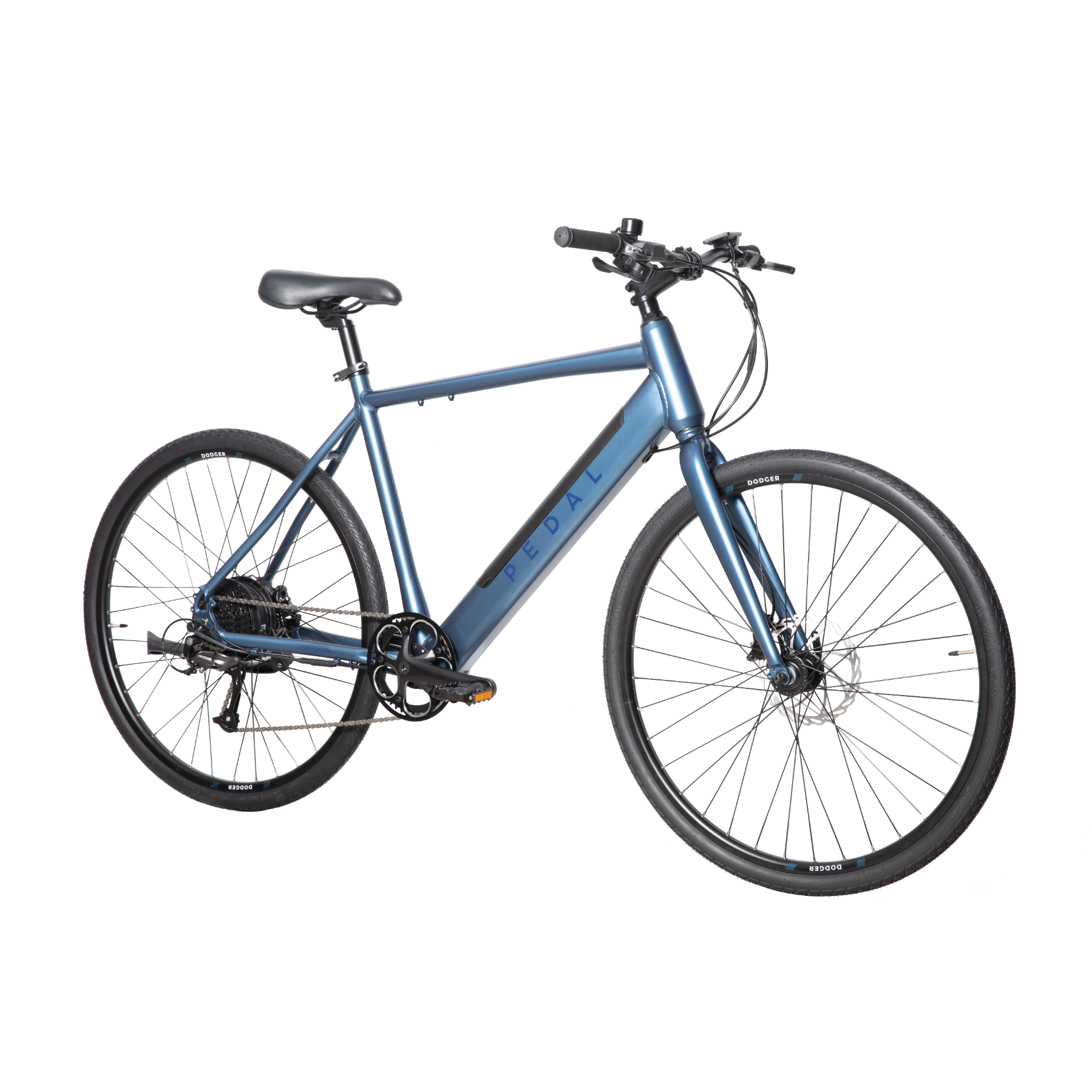 Pedal Dodger 2 Electric Flat Bar Road Bike Slate Blue