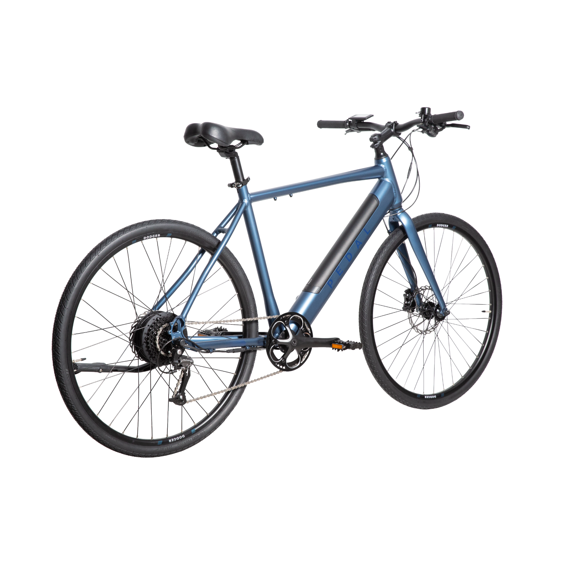 Pedal Dodger 2 Electric Flat Bar Road Bike Slate Blue
