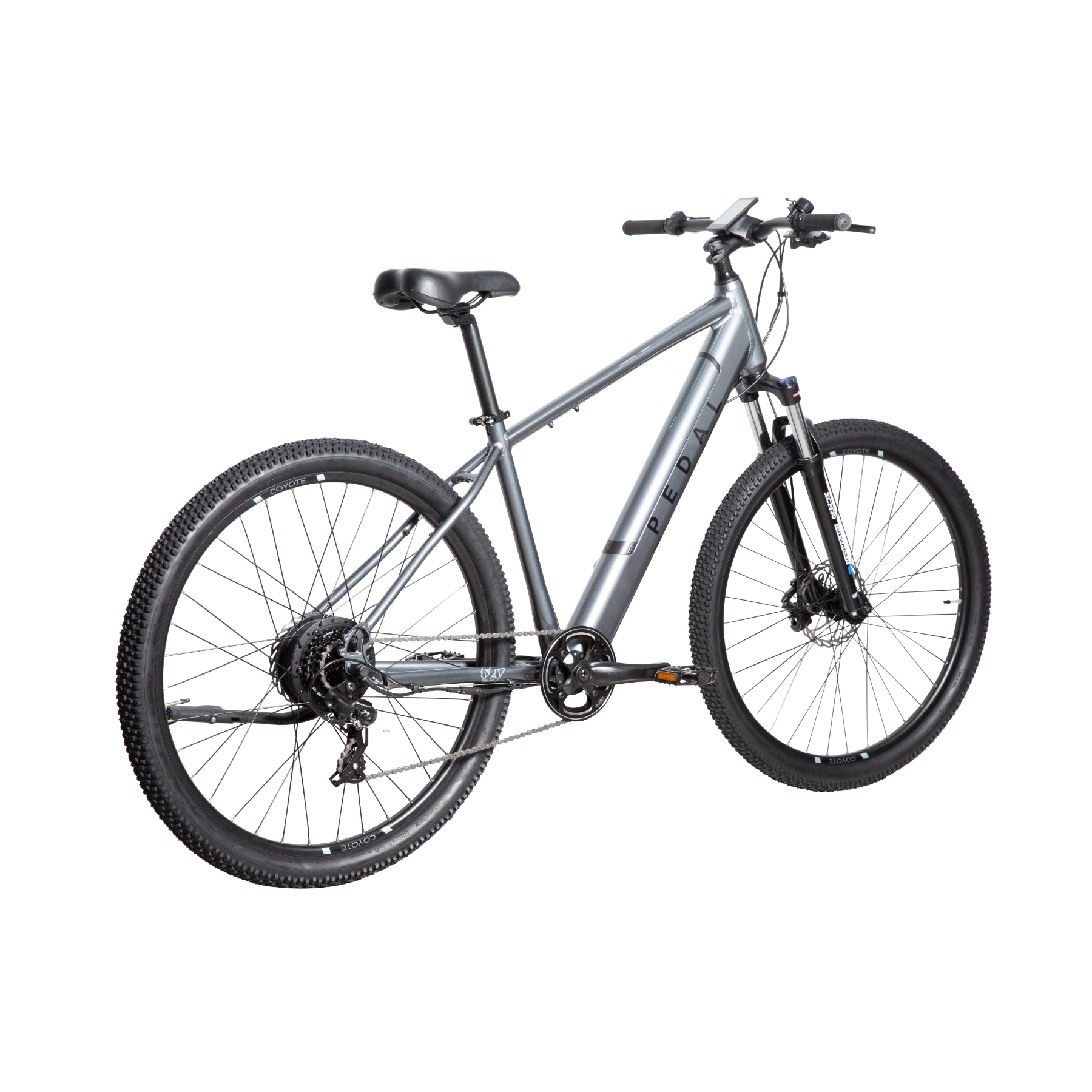 Pedal Coyote 2 Electric Hardtail Mountain Bike Gloss Charcoal