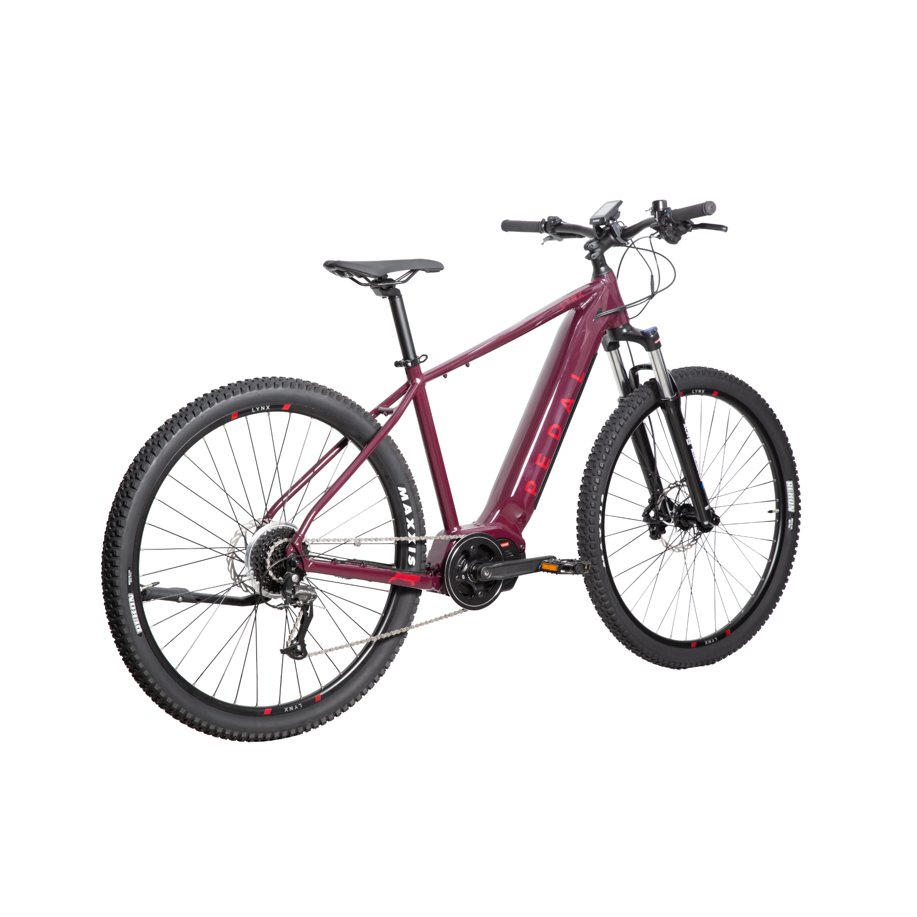 Pedal Lynx 2 Electric Hardtail Mountain Bike Red