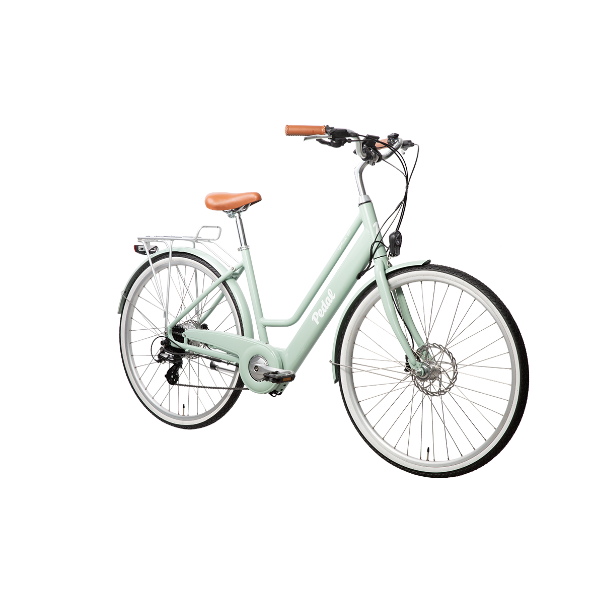 Pedal Uptown ELC V2 Electric Vintage Cruiser Bike Sage