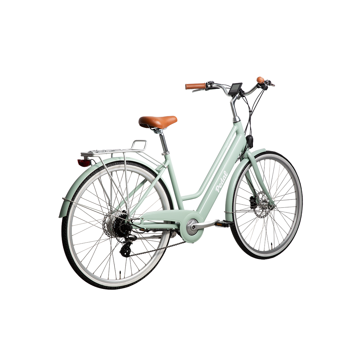 Pedal Uptown ELC V2 Electric Vintage Cruiser Bike Sage
