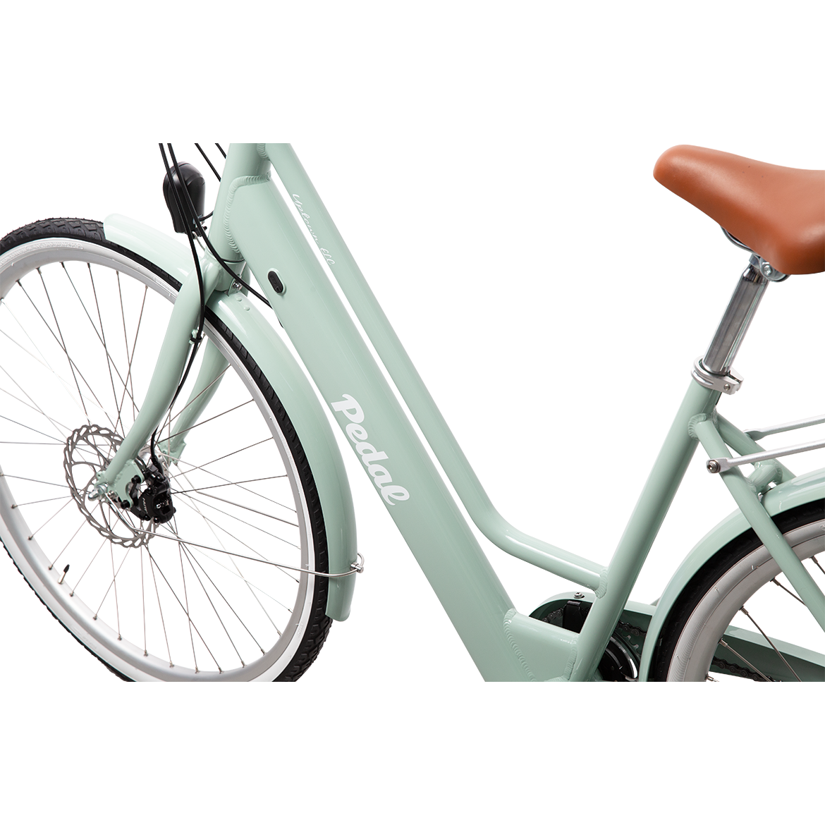 Pedal Uptown ELC V2 Electric Vintage Cruiser Bike Sage