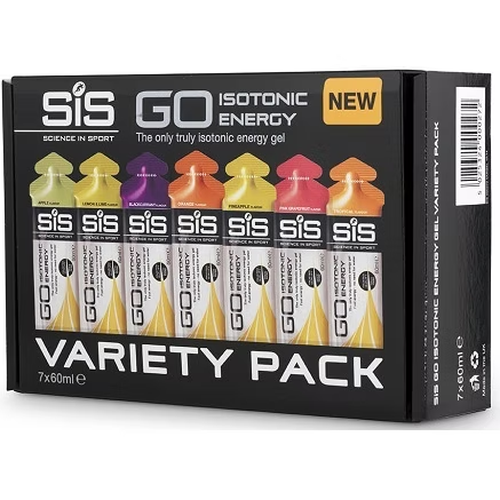 SIS Go Isotonic Energy Gel Variety Pack 7 X 60ML