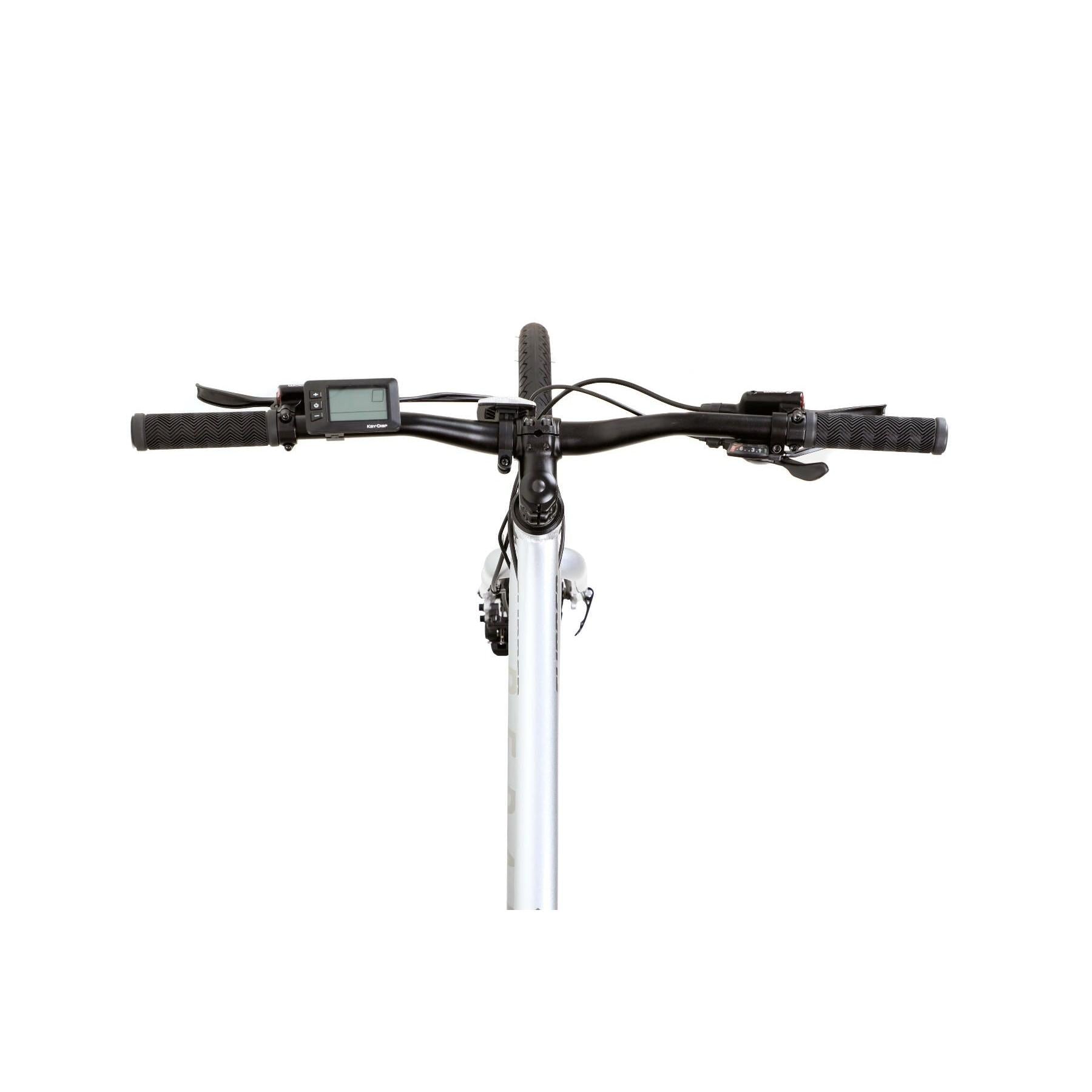 Pedal Clipper Electric Flat Bar Road Bike Grey 54cm
