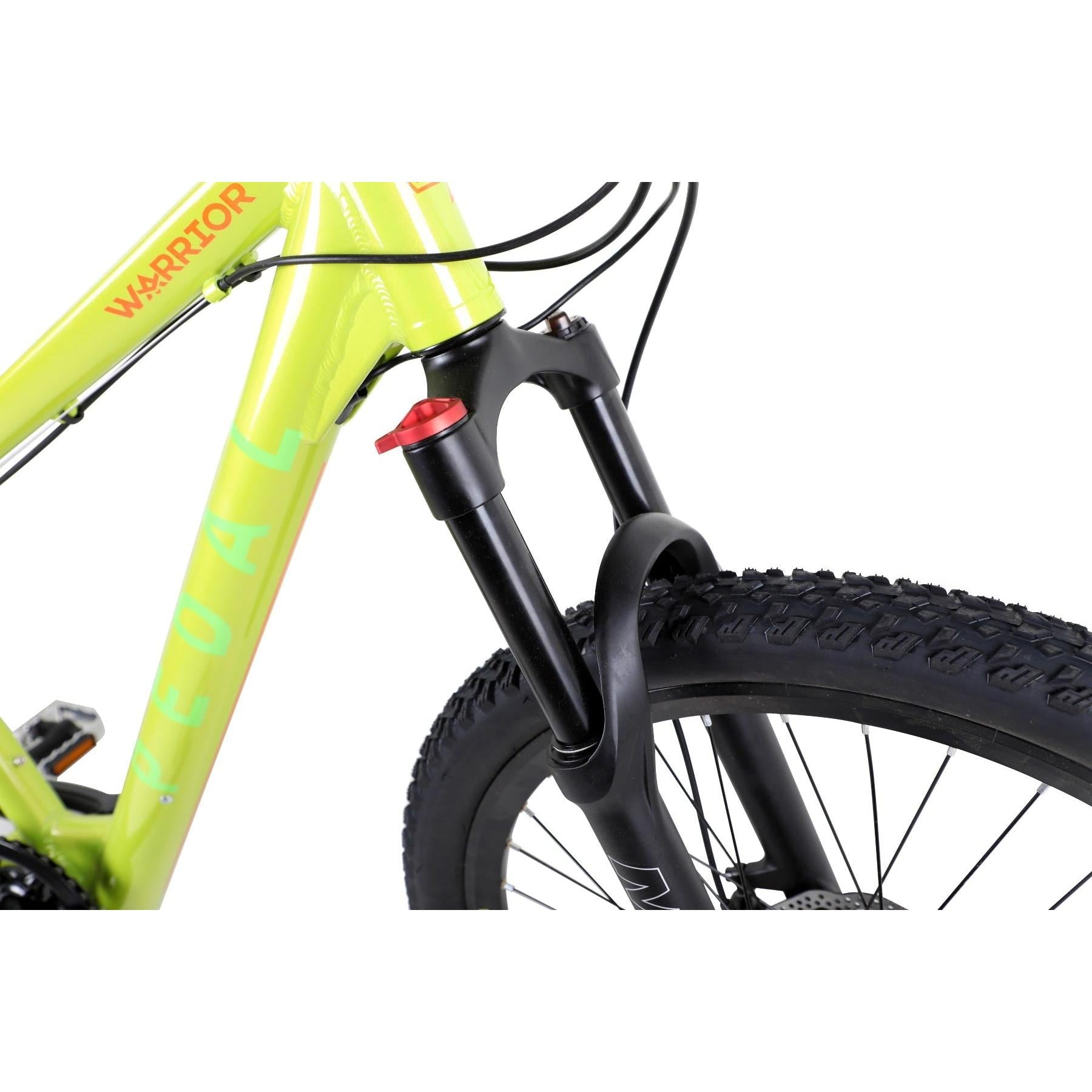 Pedal Warrior 24'' Electric Mountain Bike Green