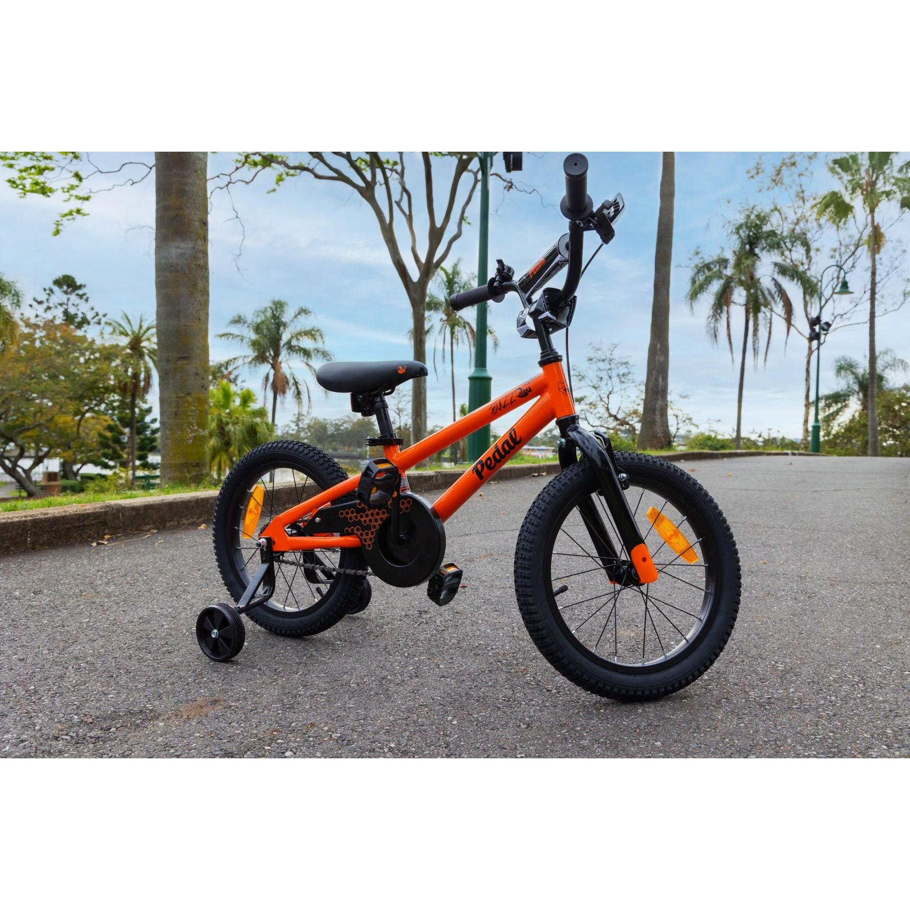 Pedal Buzz Steel Kids Bike Orange