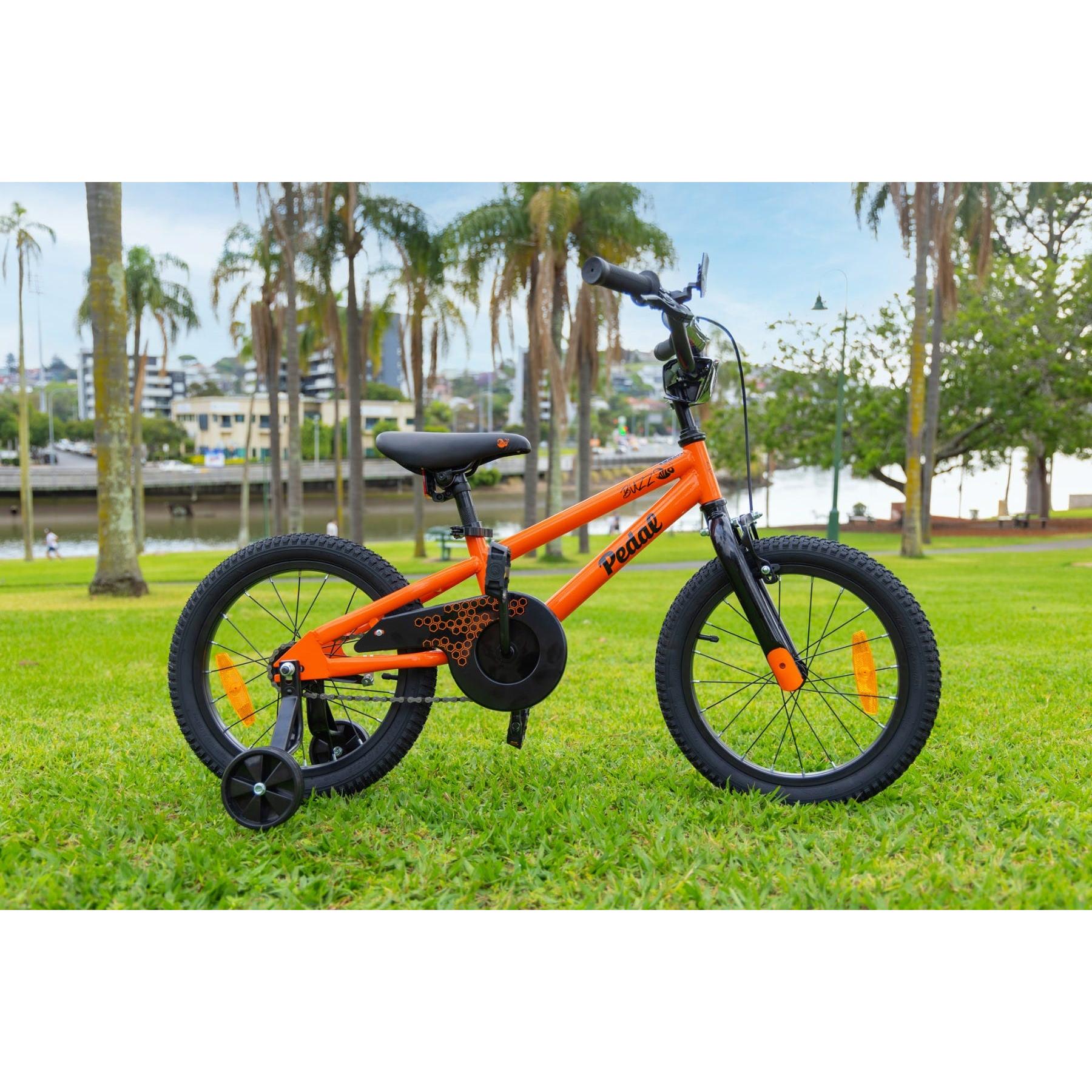 Pedal Buzz Steel Kids Bike Orange
