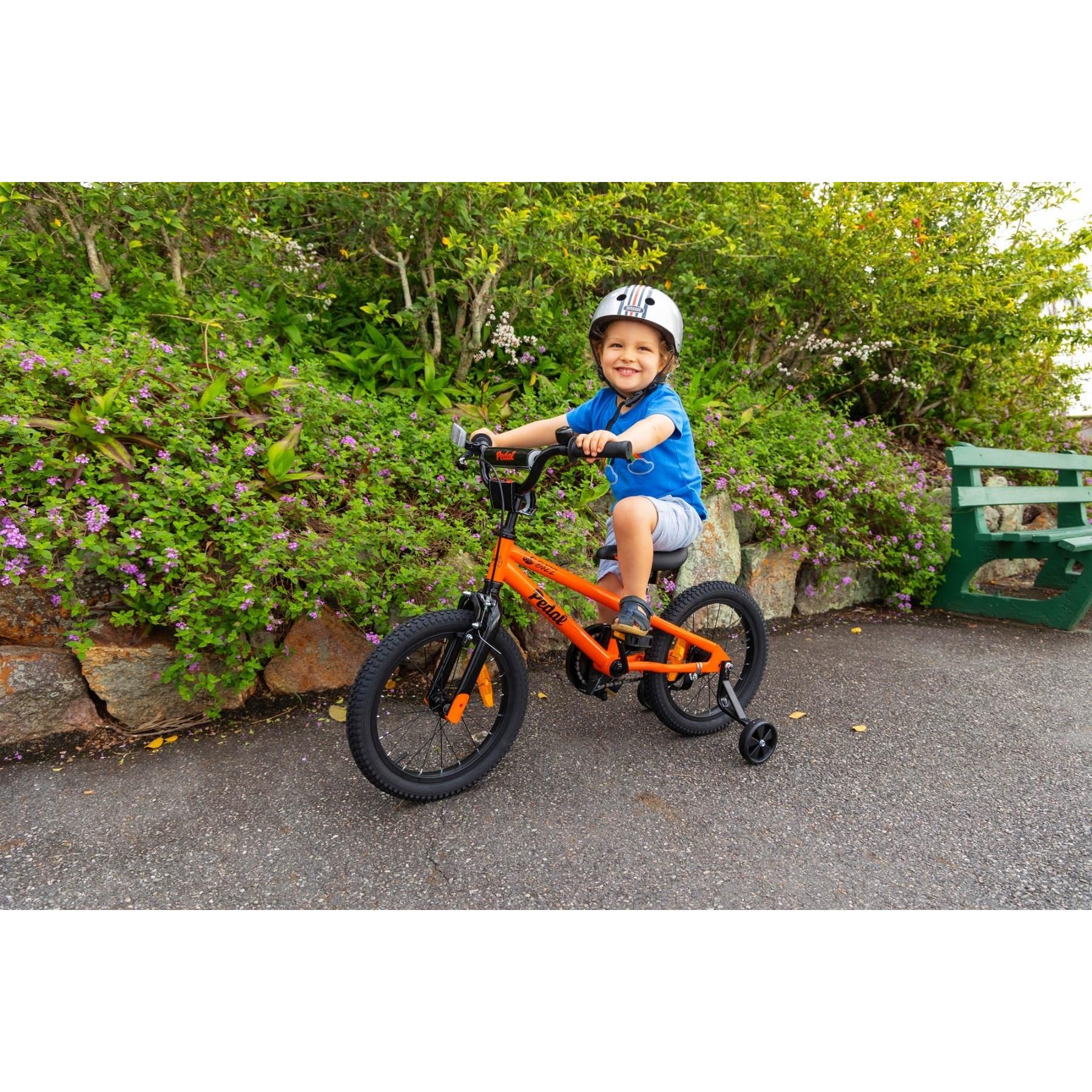 Pedal Buzz Steel Kids Bike Orange