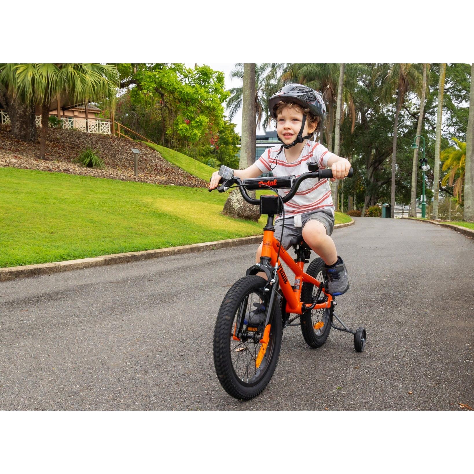 Pedal Buzz Steel Kids Bike Orange