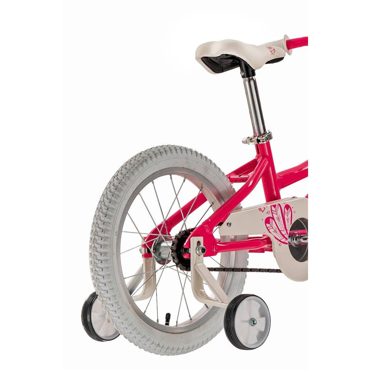 Pedal Hoot Alloy 16 Kids Bike Pink/White