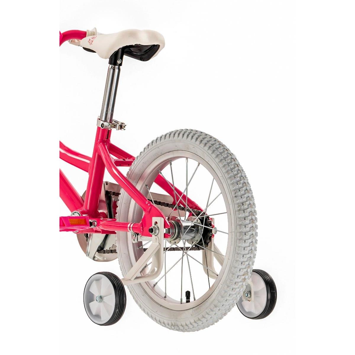 Pedal Hoot Alloy 16 Kids Bike Pink/White