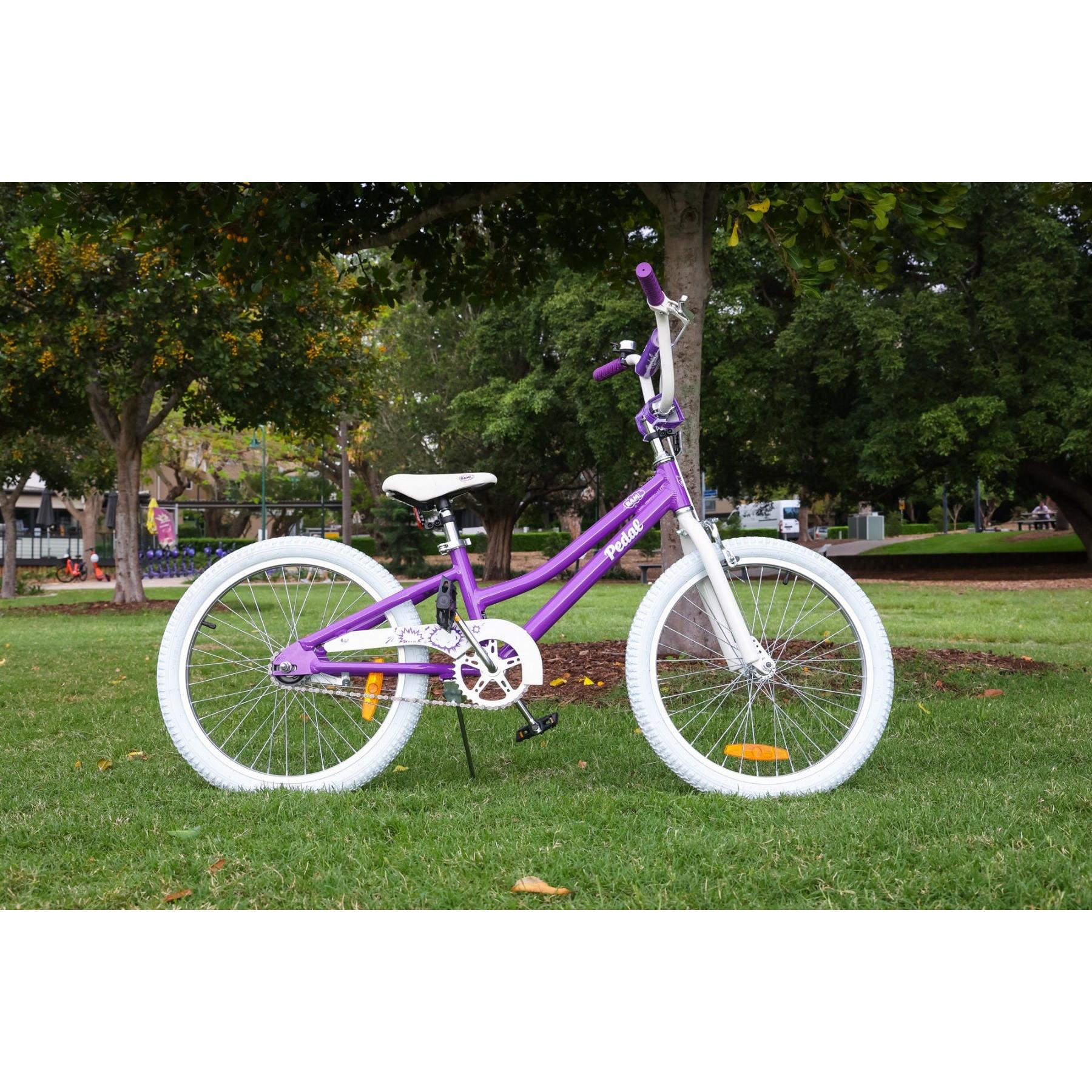 Pedal Bam Alloy 20'' Kids Bike Purple/White