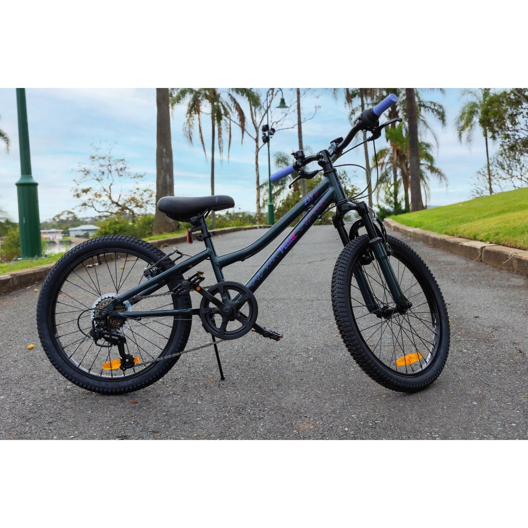 Pedal Zap 20'' Kids Bike Grey/Pink