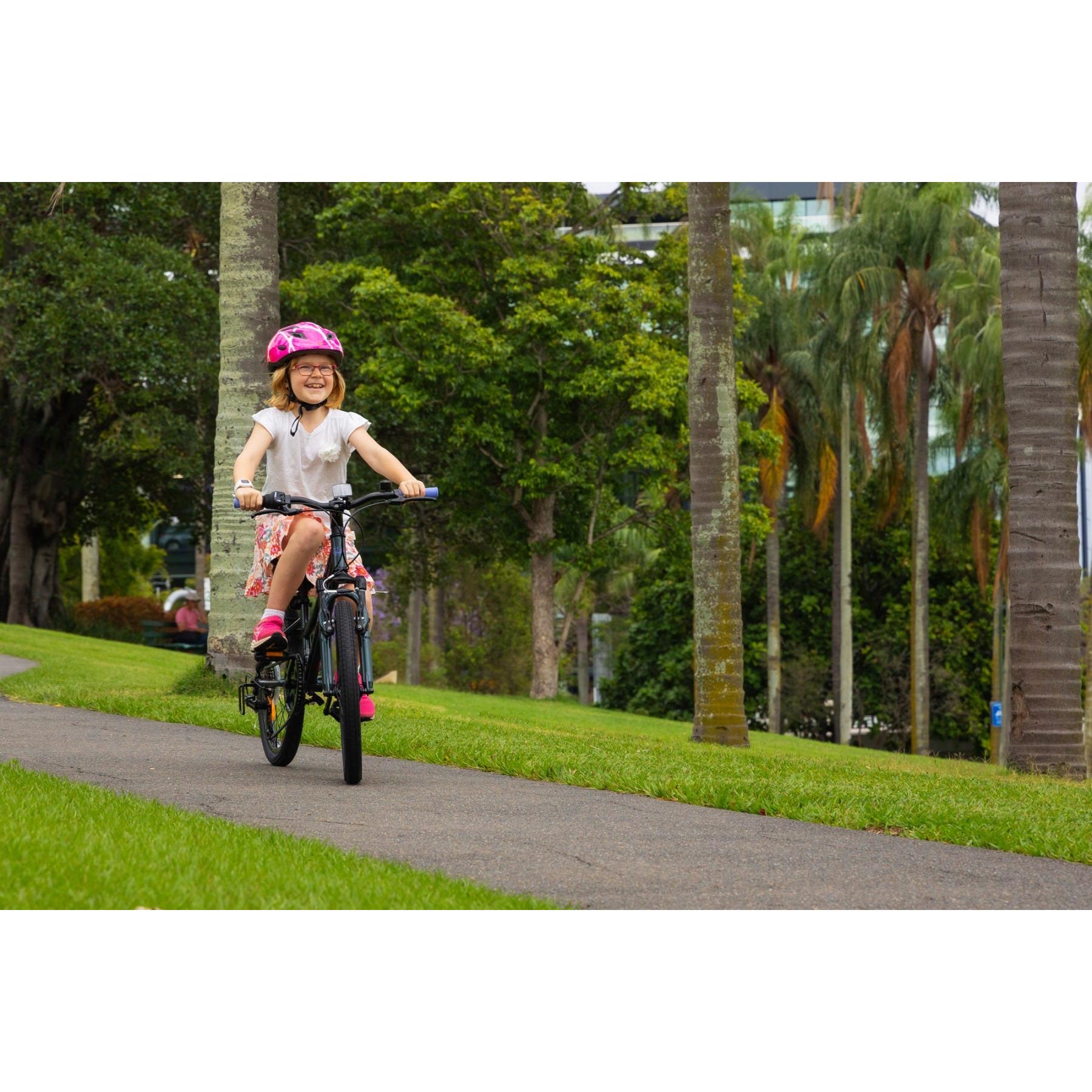 Pedal Zap 20'' Kids Bike Grey/Pink