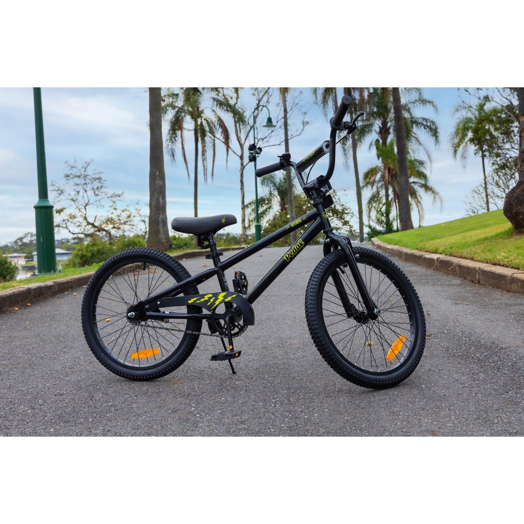 pedal strike Pedal Strike Steel Kids Bike Black/Yellow