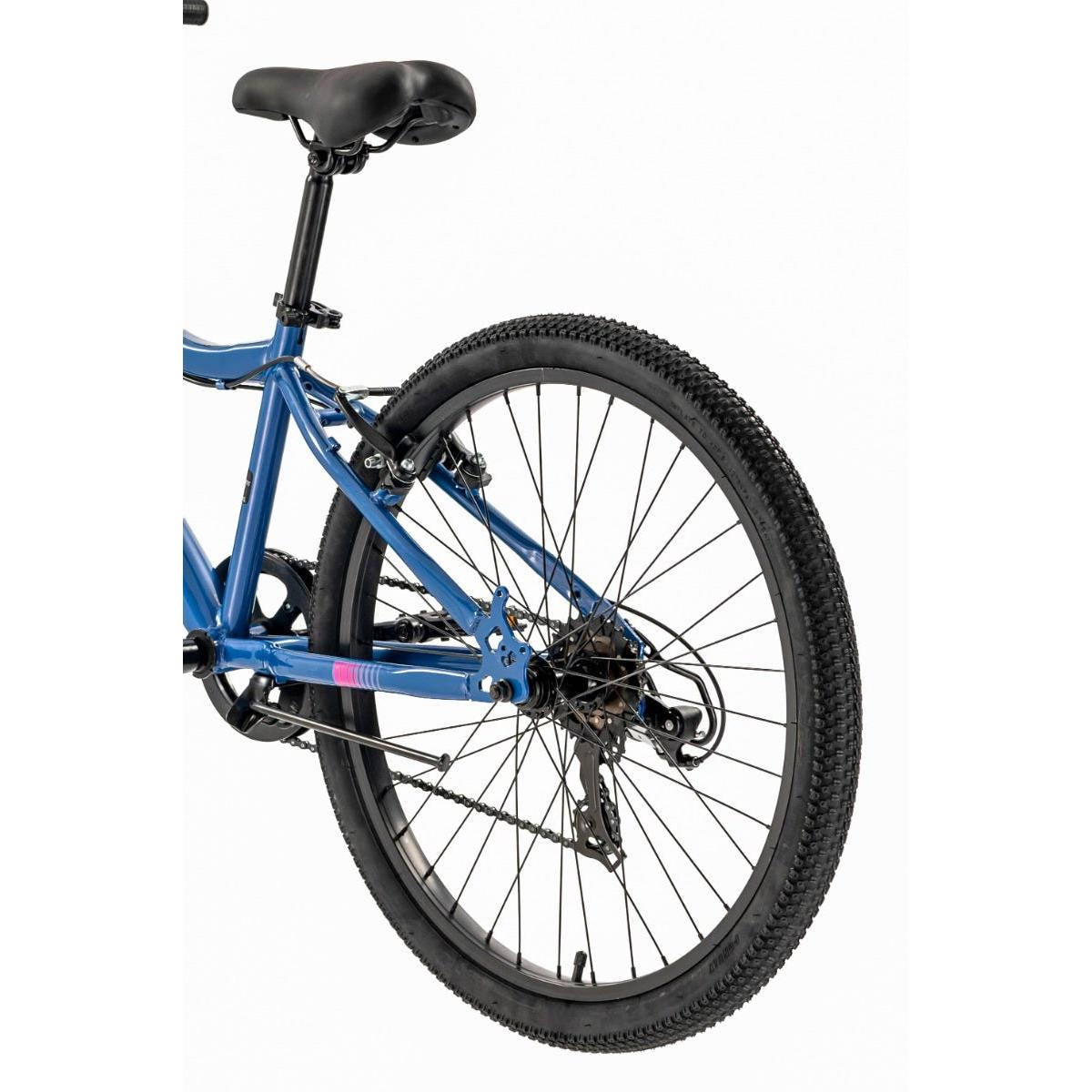 Pedal Roar 24'' Kids Bike Steel Blue Pink
