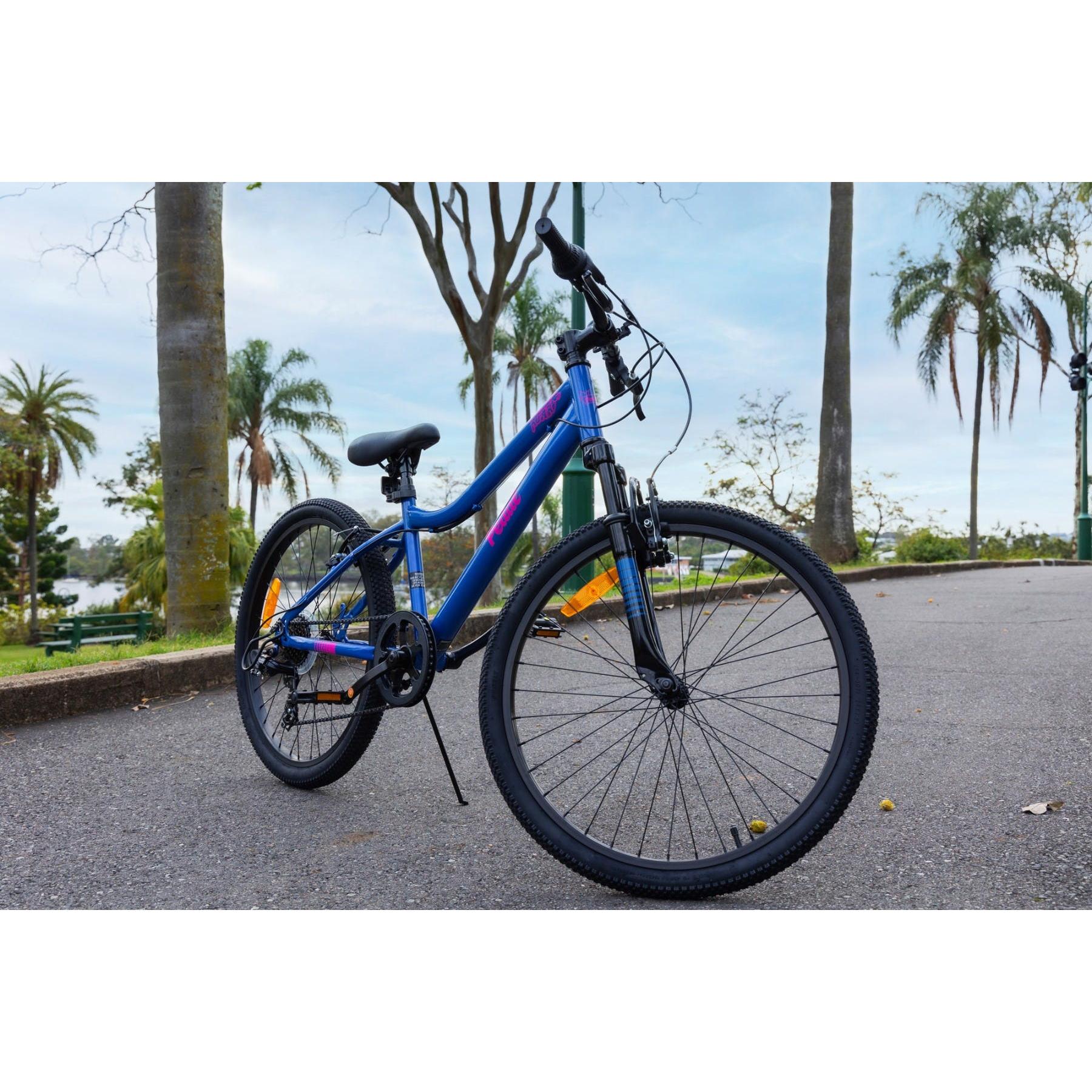 Pedal Roar 24'' Kids Bike Steel Blue Pink