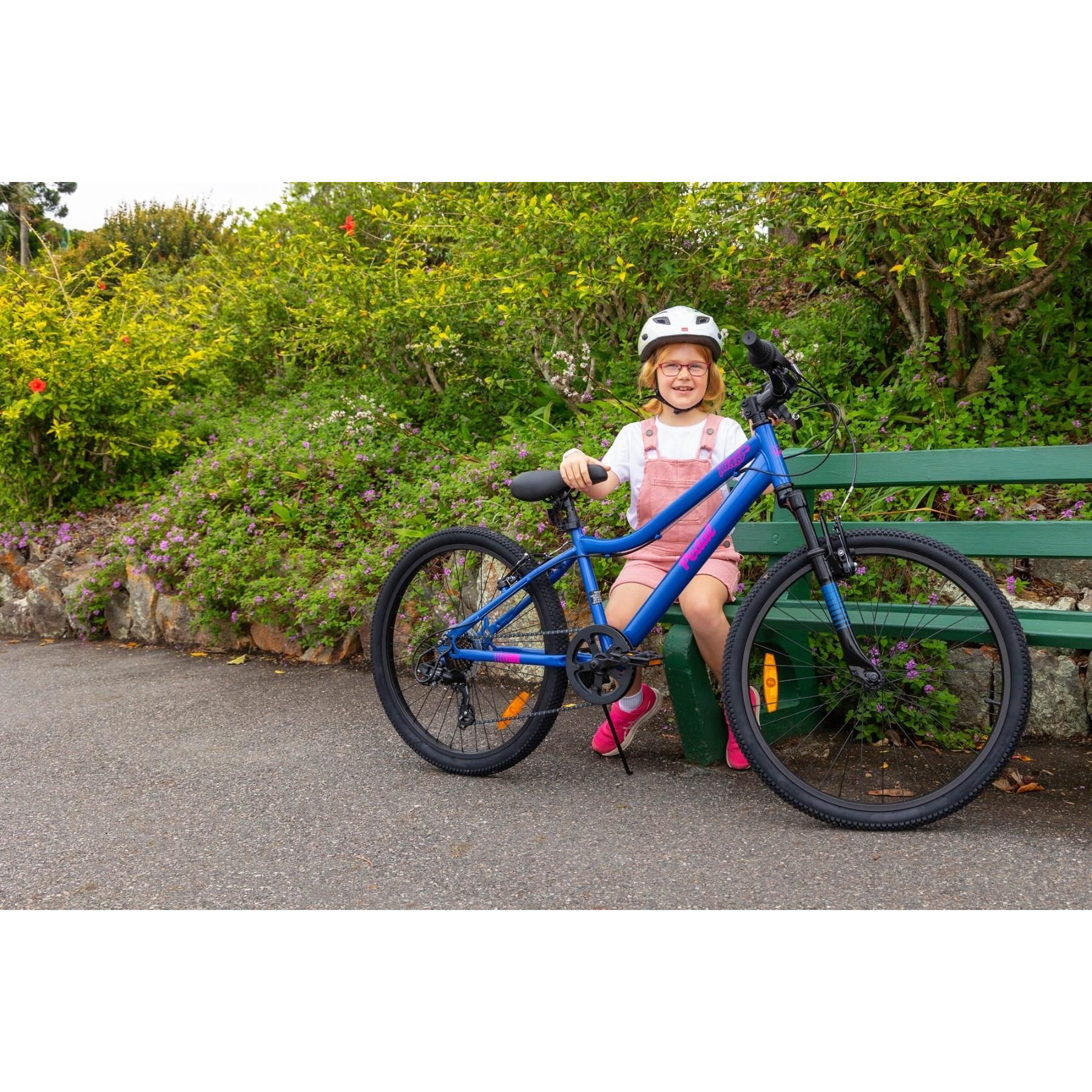 Pedal Roar 24'' Kids Bike Steel Blue Pink