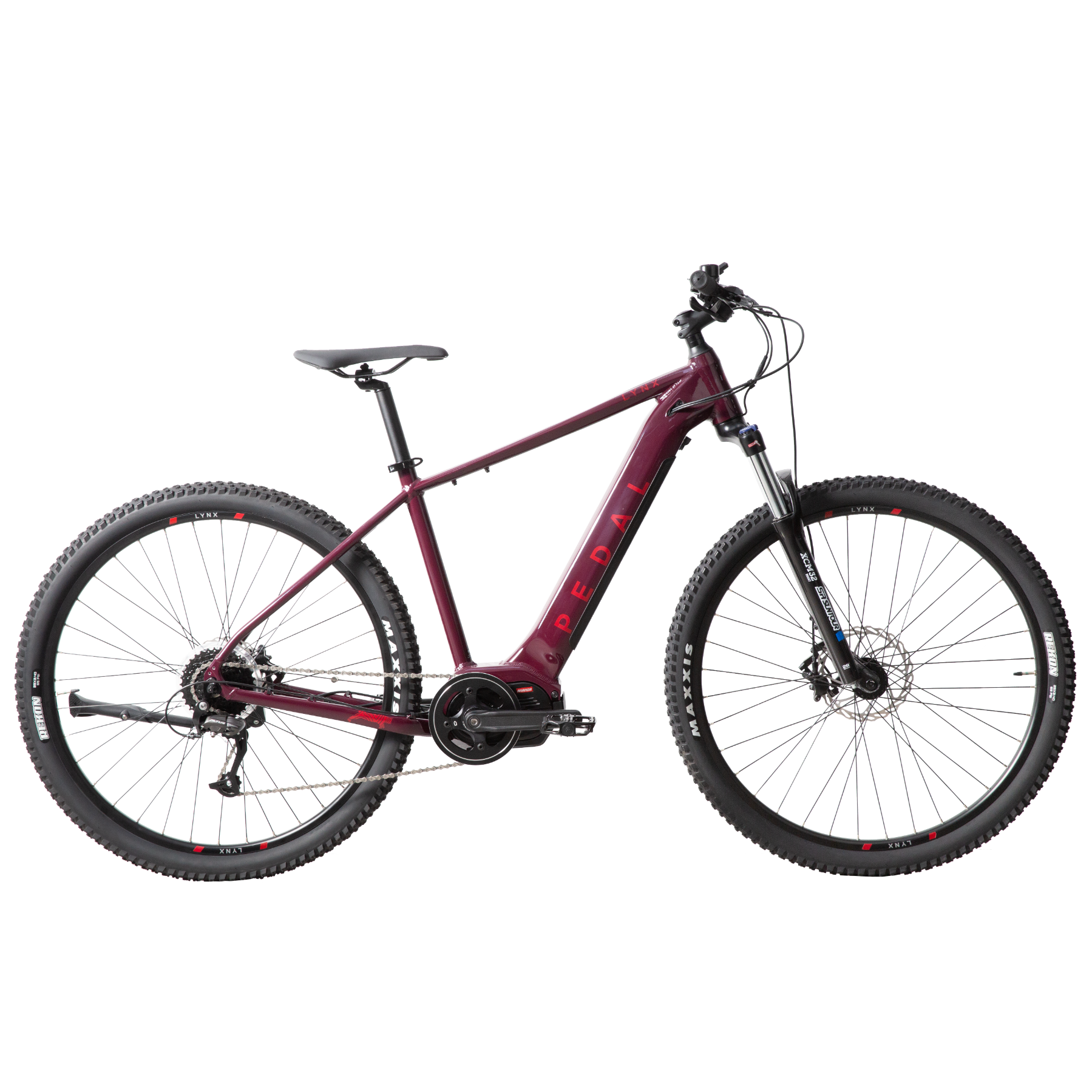 Pedal Lynx 2 Electric Hardtail Mountain Bike Red
