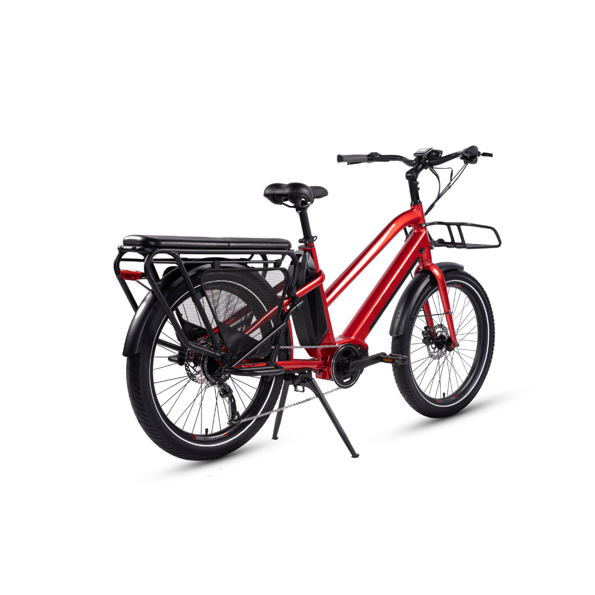 Pedal Packer Electric Cargo Bike Bright Red