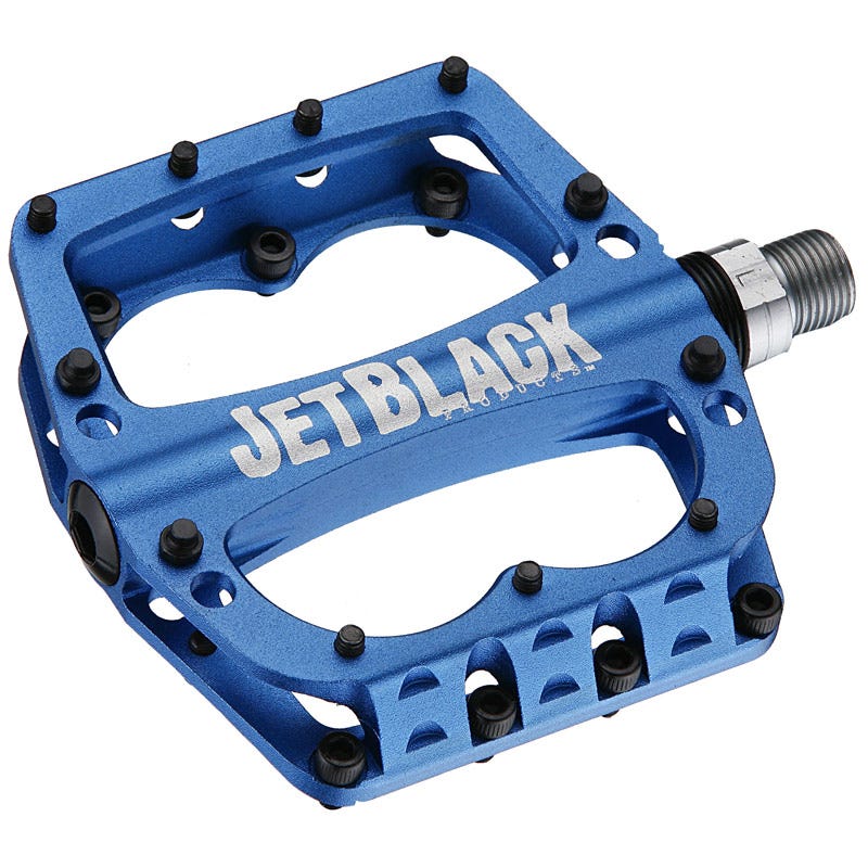 Jet Black Superlight Sealed Pedal | MTB/BMX (Blue)