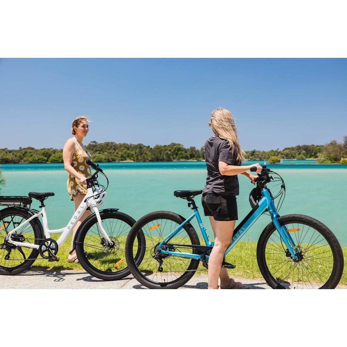 Pedal Breeze ST Electric Cruiser Bike Satin Flare Black