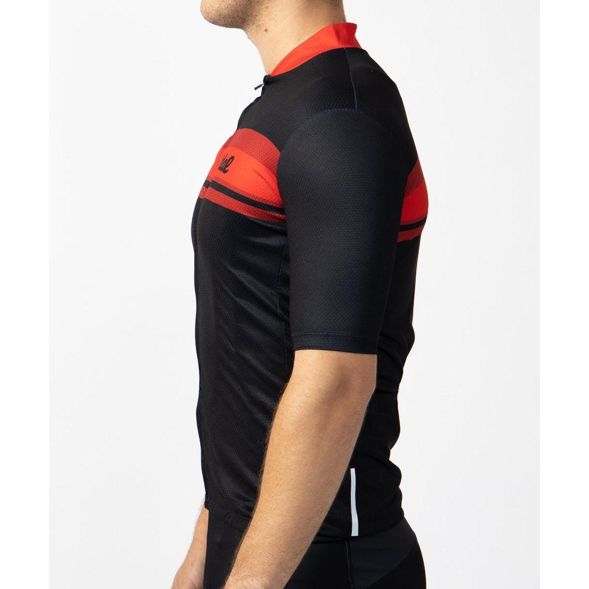 Pedal Short Sleeve Jersey Black Red