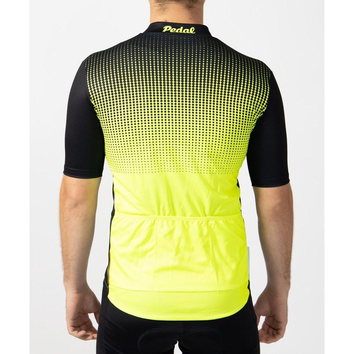 Pedal Short Sleeve Jersey Black Lime