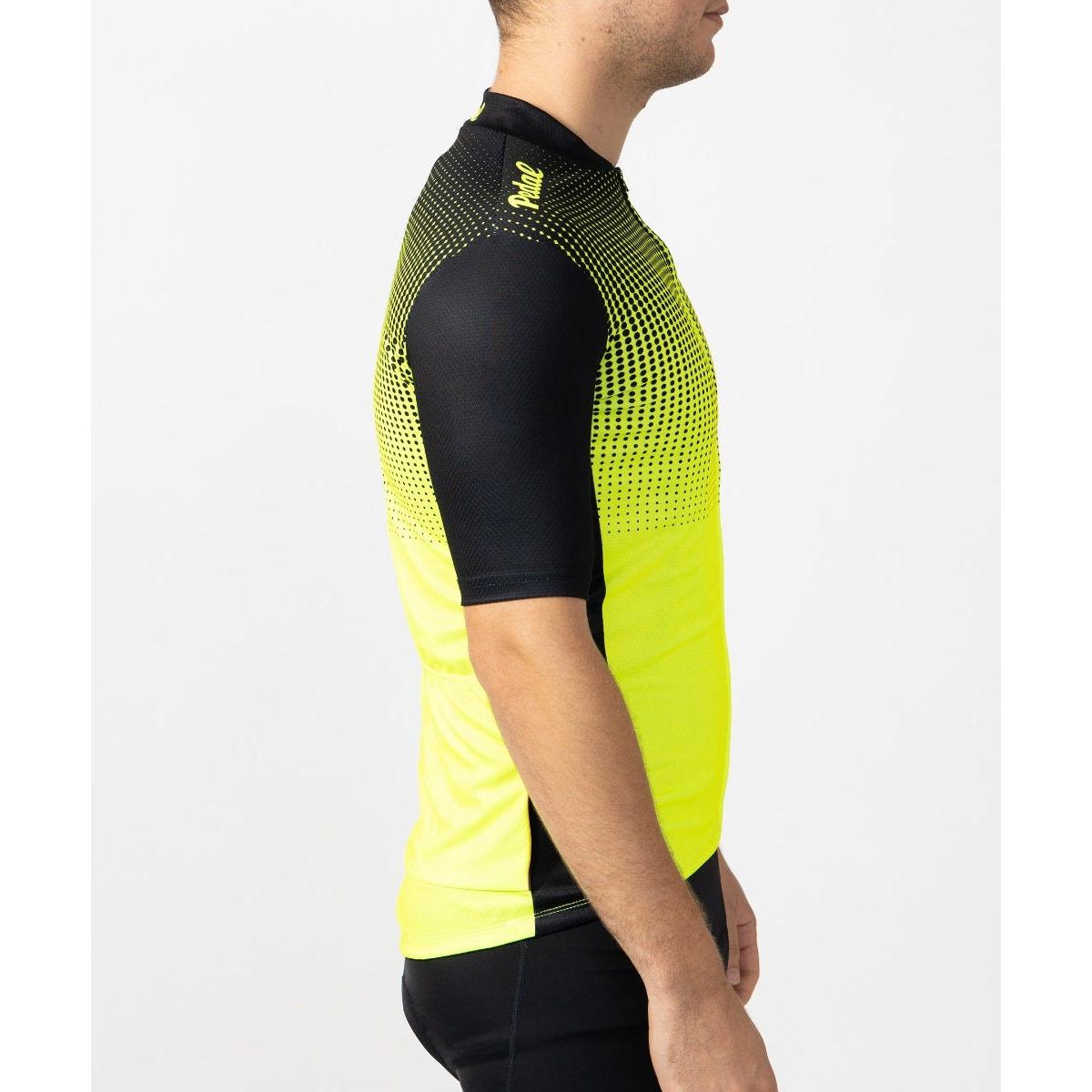 Pedal Short Sleeve Jersey Black Lime