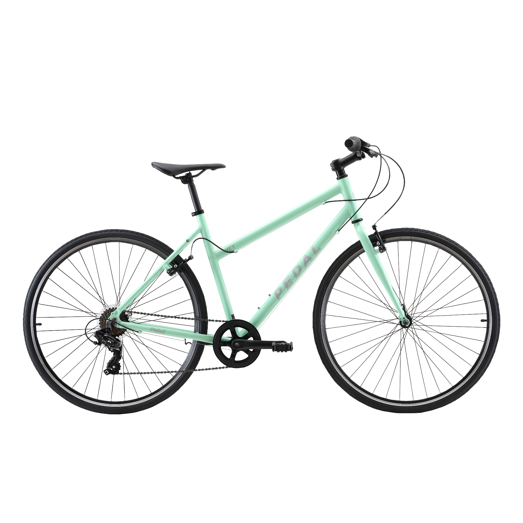 Pedal Jet Flat Bar Road Bike Mint