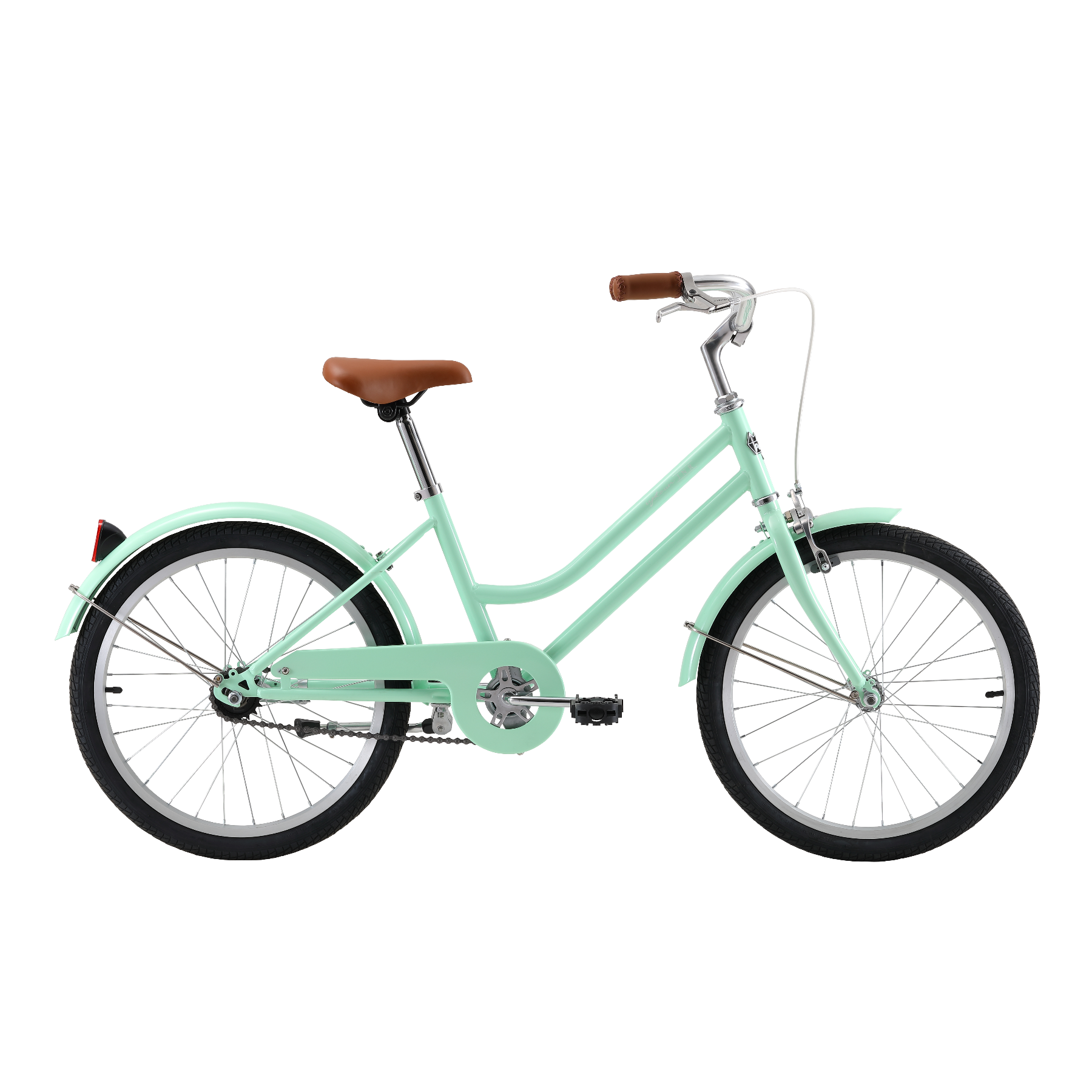 Pedal Uptown Junior 20'' Kids Vintage Cruiser Bike Mint Green