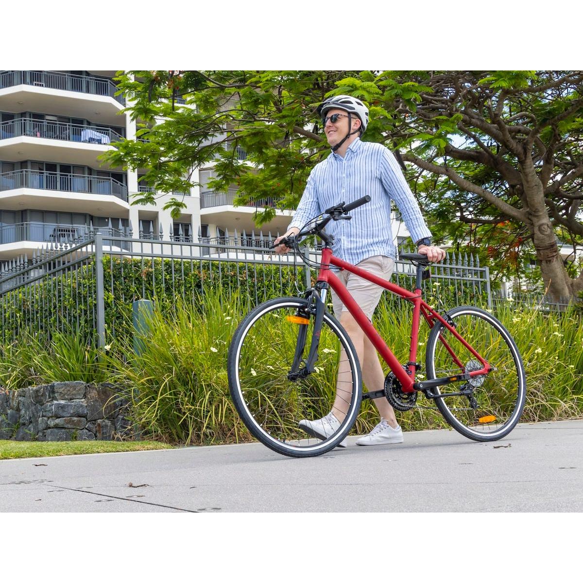 Pedal Raven 2 Hybrid Bike Red