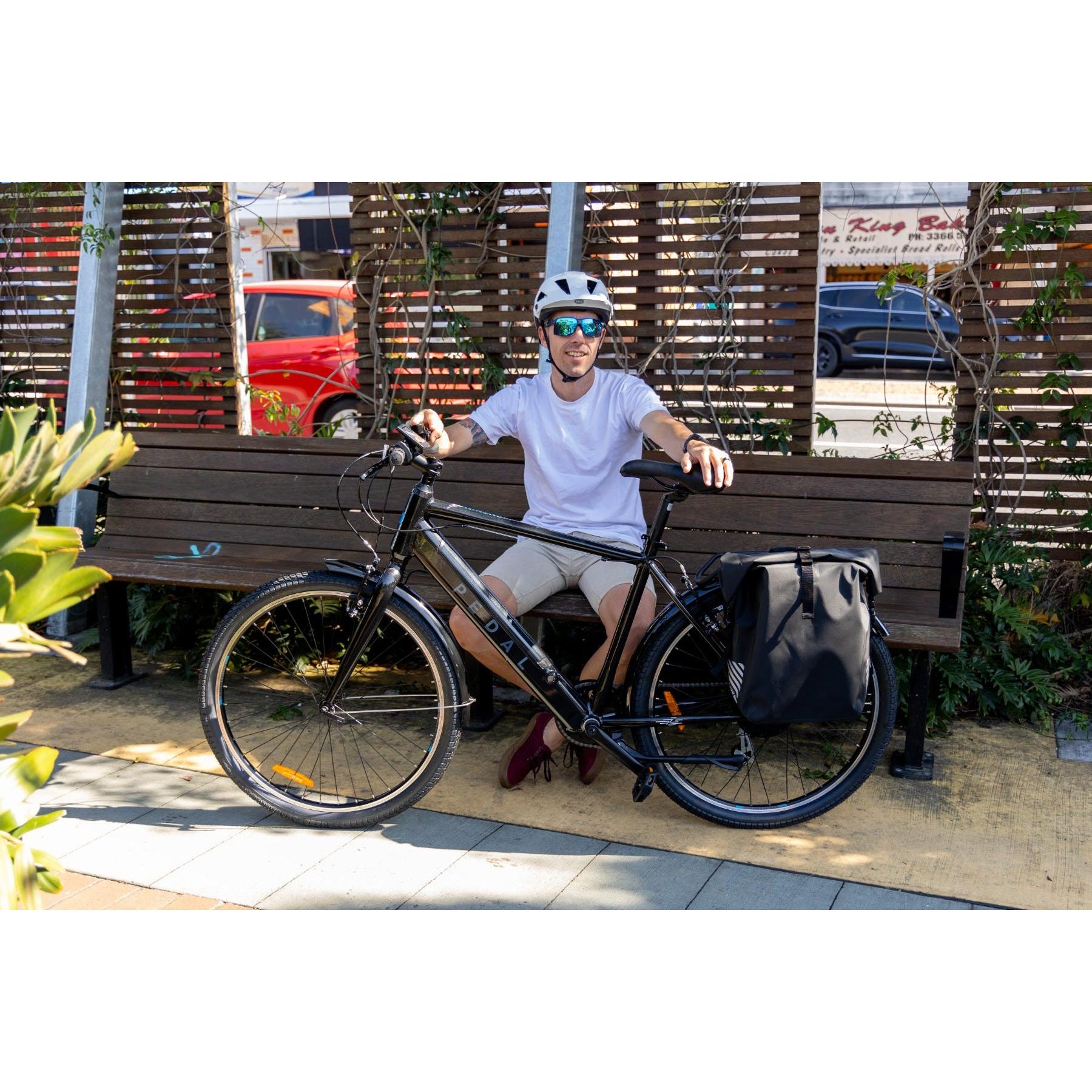 Pedal Lightning PLUS 27.5 Electric Hybrid Bike Pearl Black