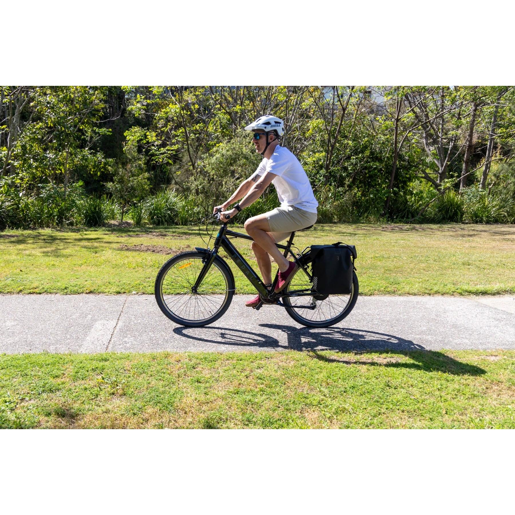 Pedal Lightning PLUS 27.5 Electric Hybrid Bike Pearl Black