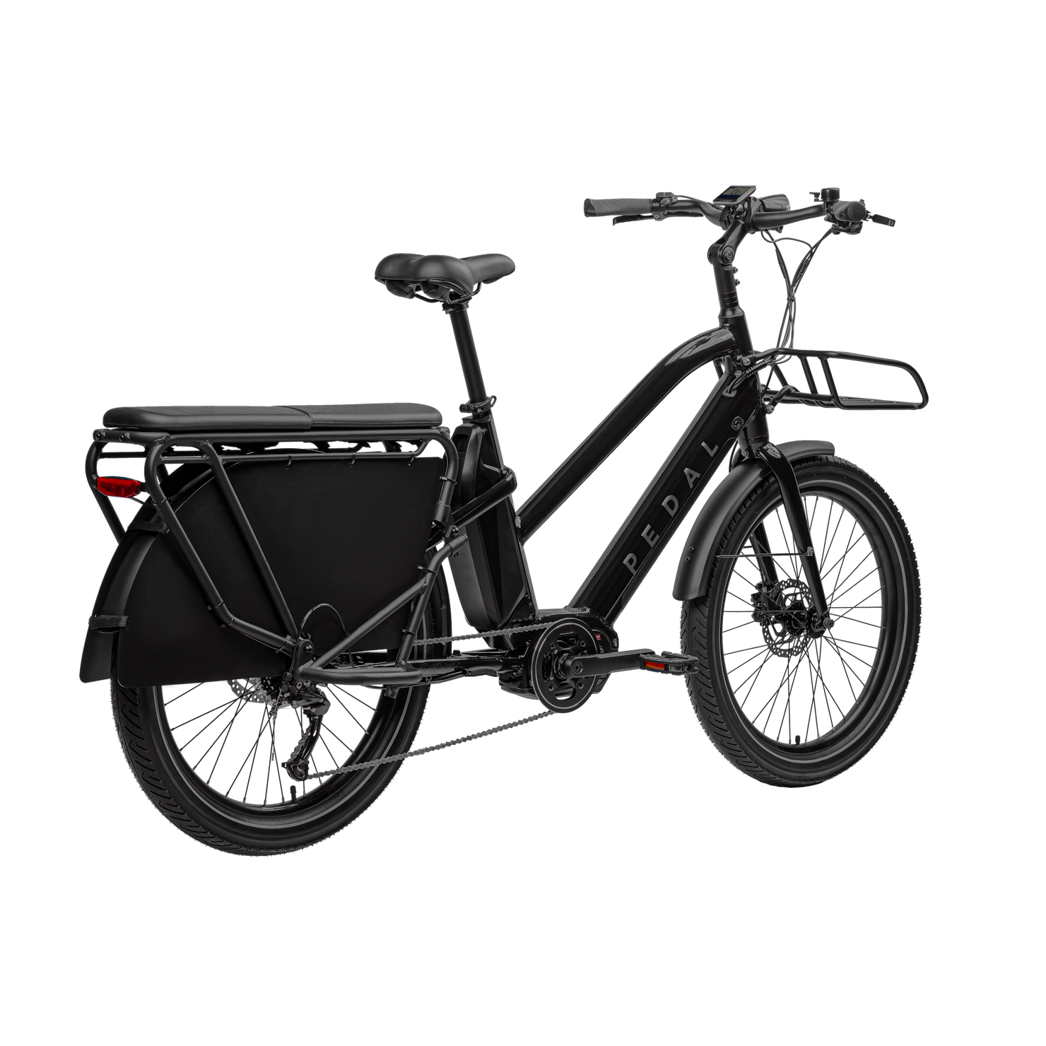 Pedal Packer Electric Cargo Bike Black