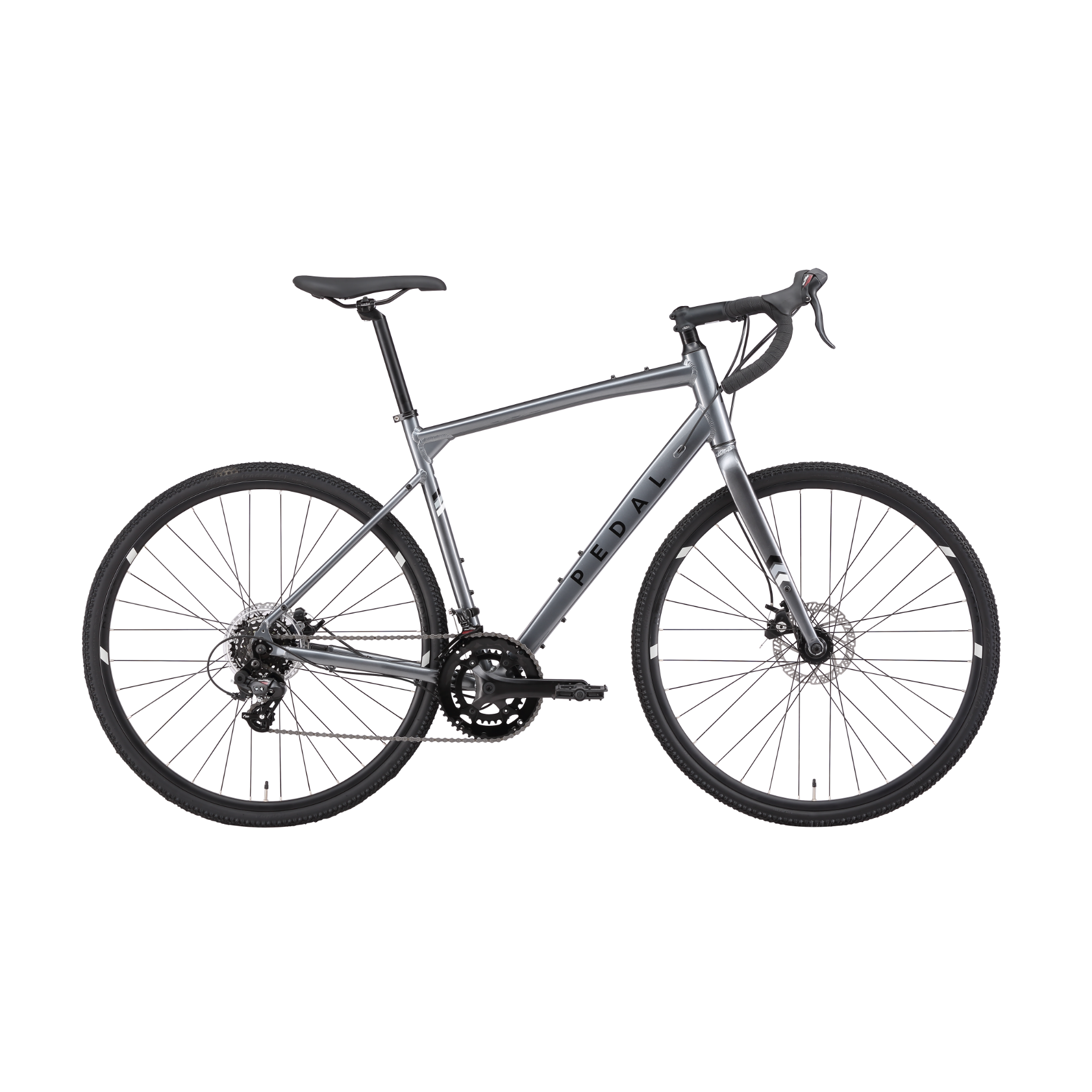 Pedal Raider 3 Gravel Bike Dark Grey