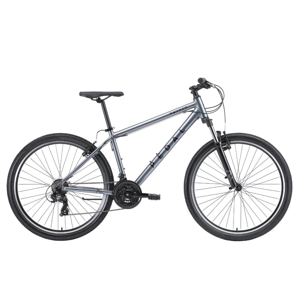ranger pedal Pedal Ranger 4 Mountain Bike Charcoal XS