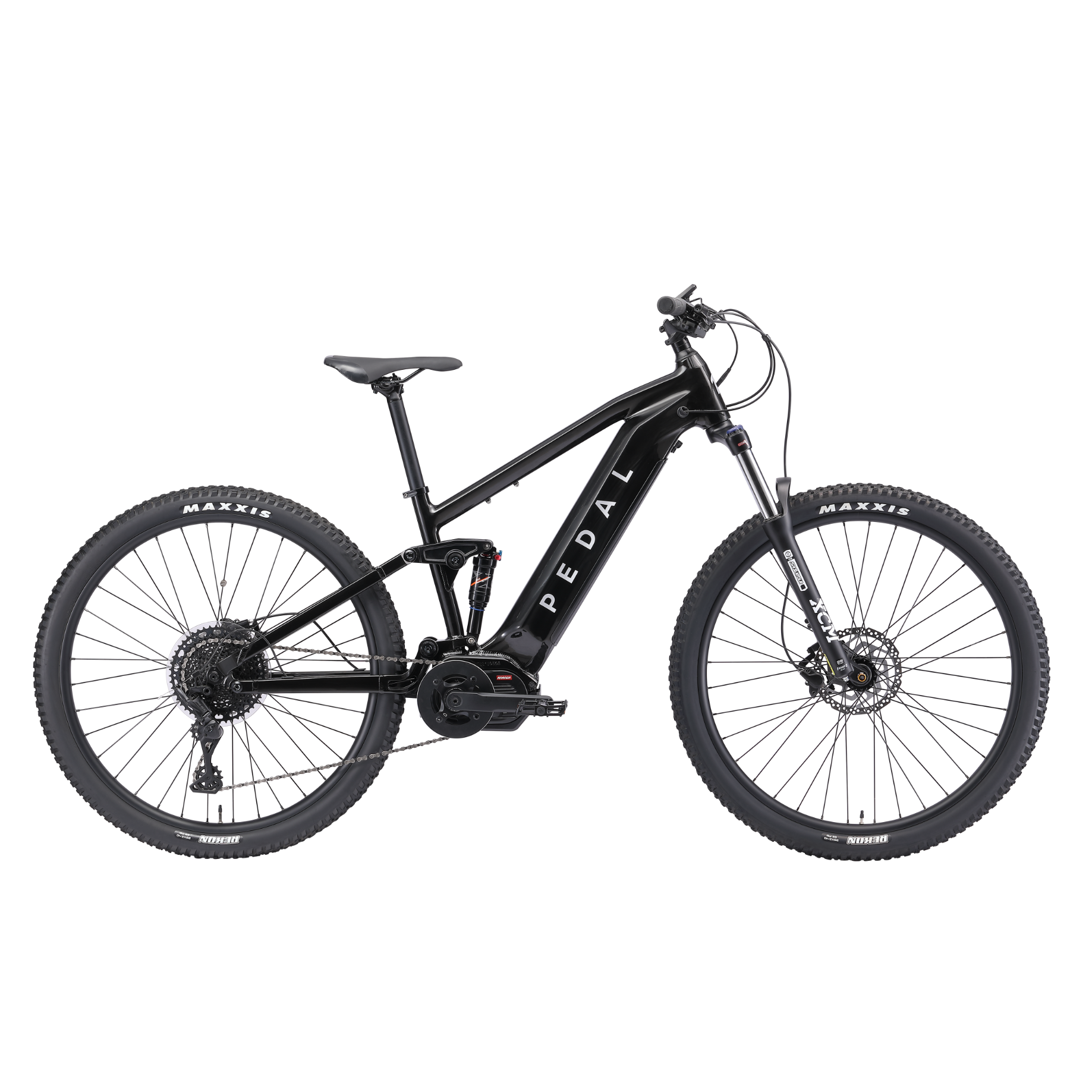 Pedal Titan 2 Electric Dual Suspension Mountain Bike Cosmic Black