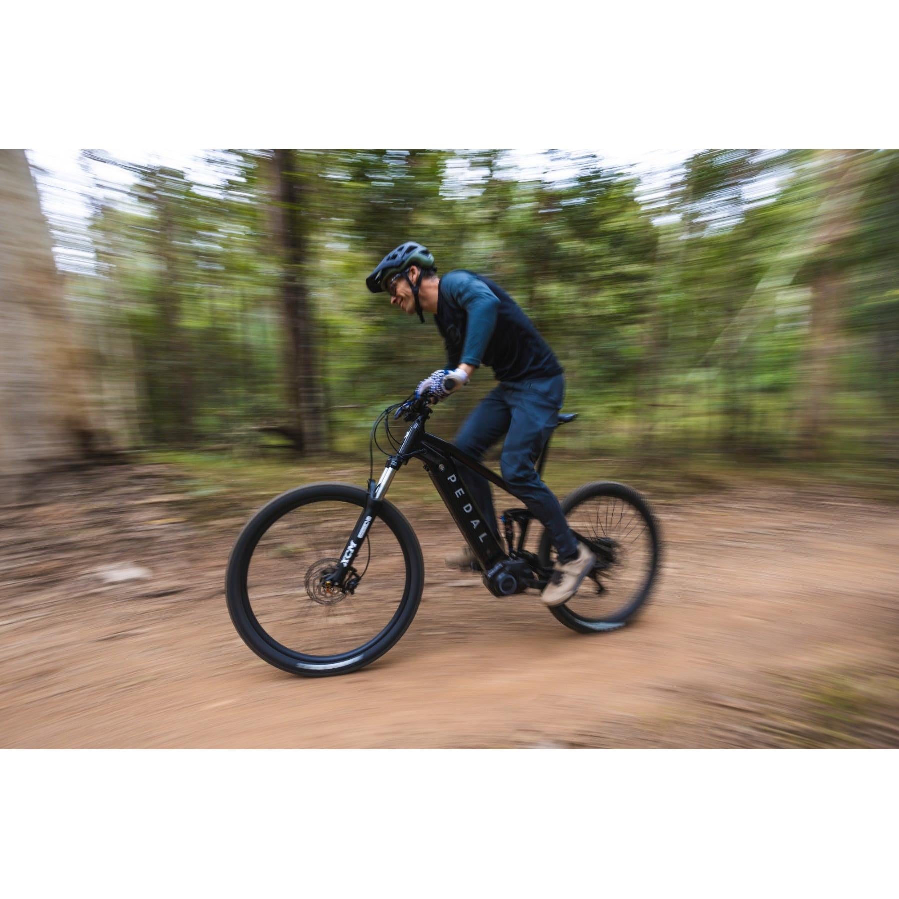 Pedal Titan 2 Electric Dual Suspension Mountain Bike Cosmic Black