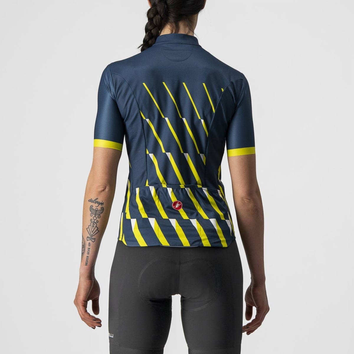 Castelli Pendio Women's Jersey Moonlit Ocean/Sulphur