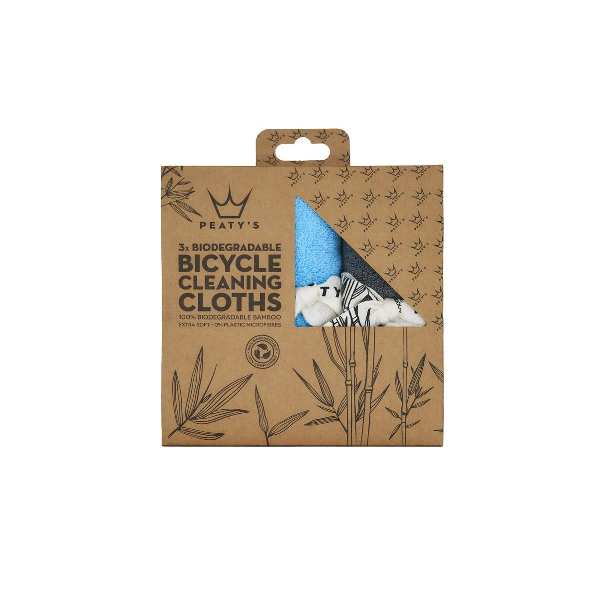 Peatys Bamboo Bicycle Cleaning Cloths 3 Pack