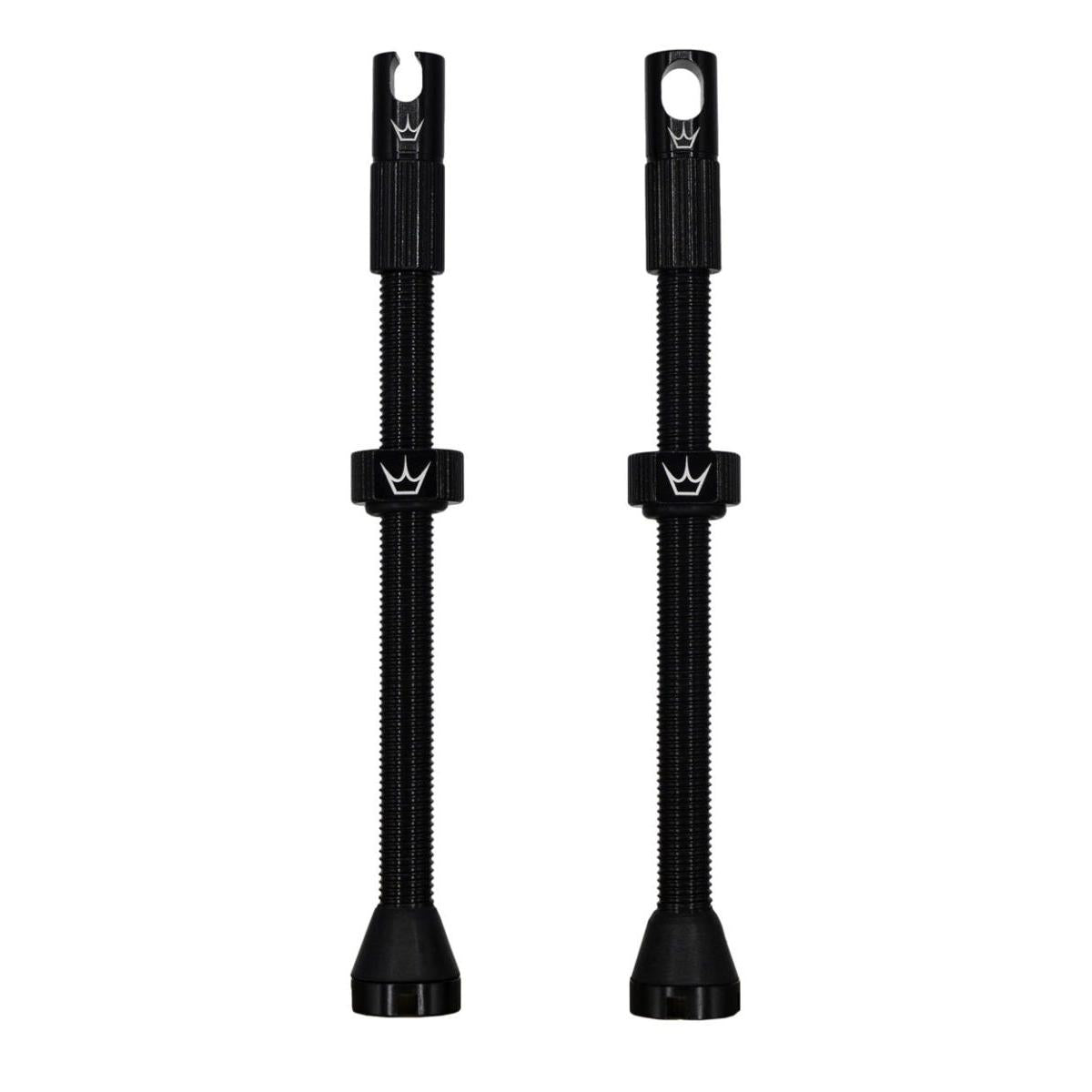Peatys Tubeless Valves 80mm Black (Pair)