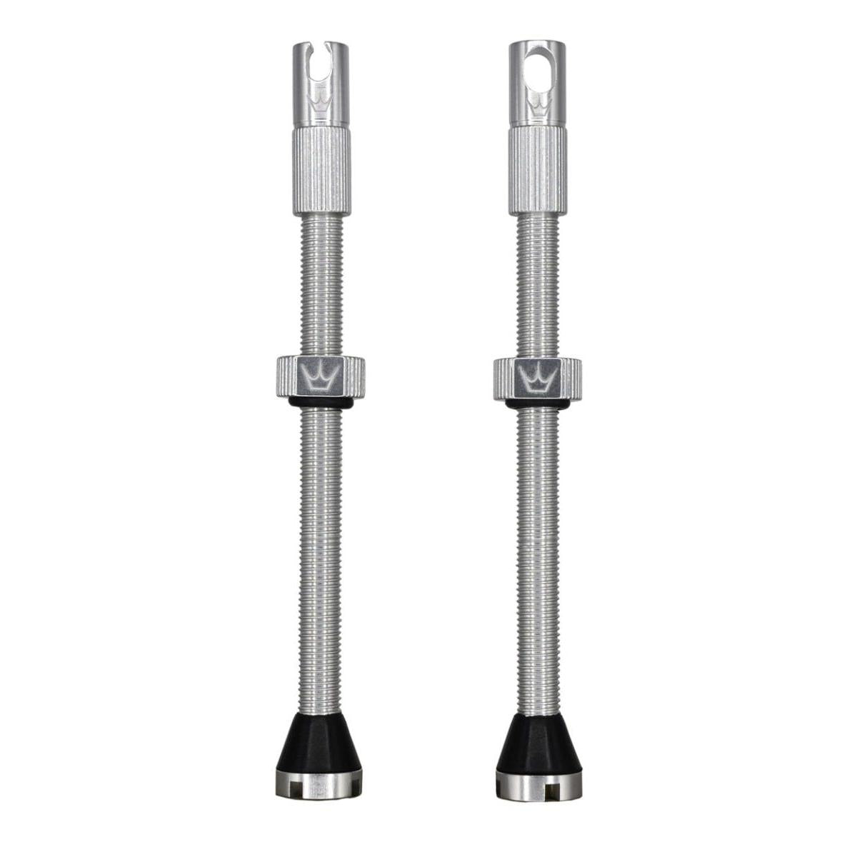 Peaty's x Chris King MK2 Tubeless Valves Silver 80mm