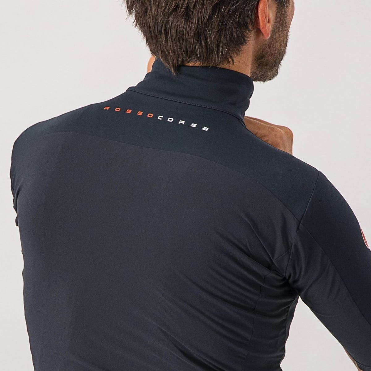 Castelli Perfetto Rosso Corsa Light Jersey Light Black