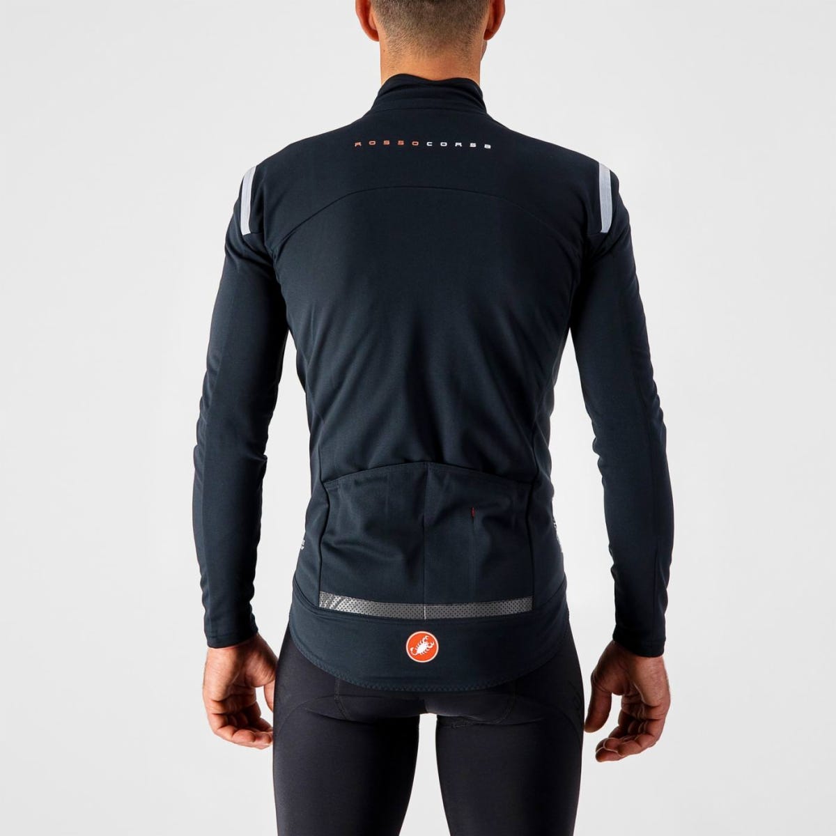 Castelli Perfetto Rosso Corsa LS Jersey Light Black