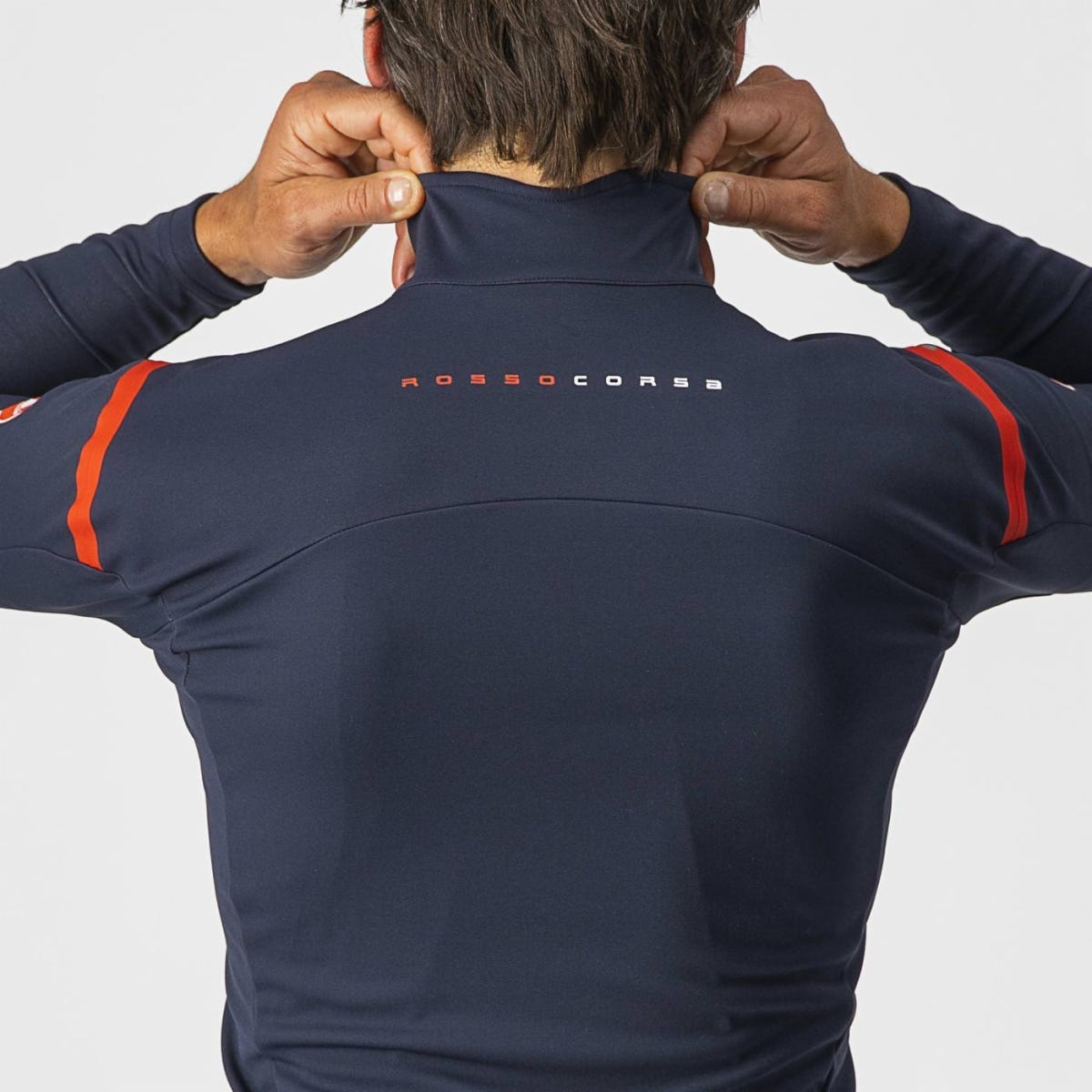 Castelli Perfetto Rosso Corsa LS Jersey Savile Blue – 99 Bikes