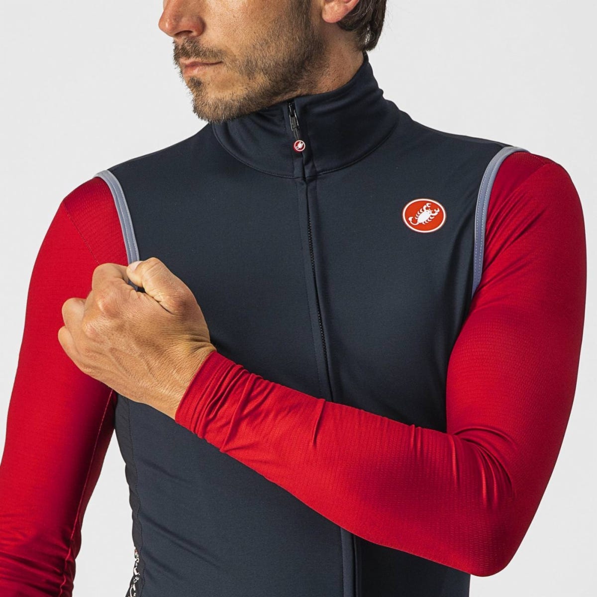 Castelli Perfetto Rossa Corsa Men's Vest Light Black